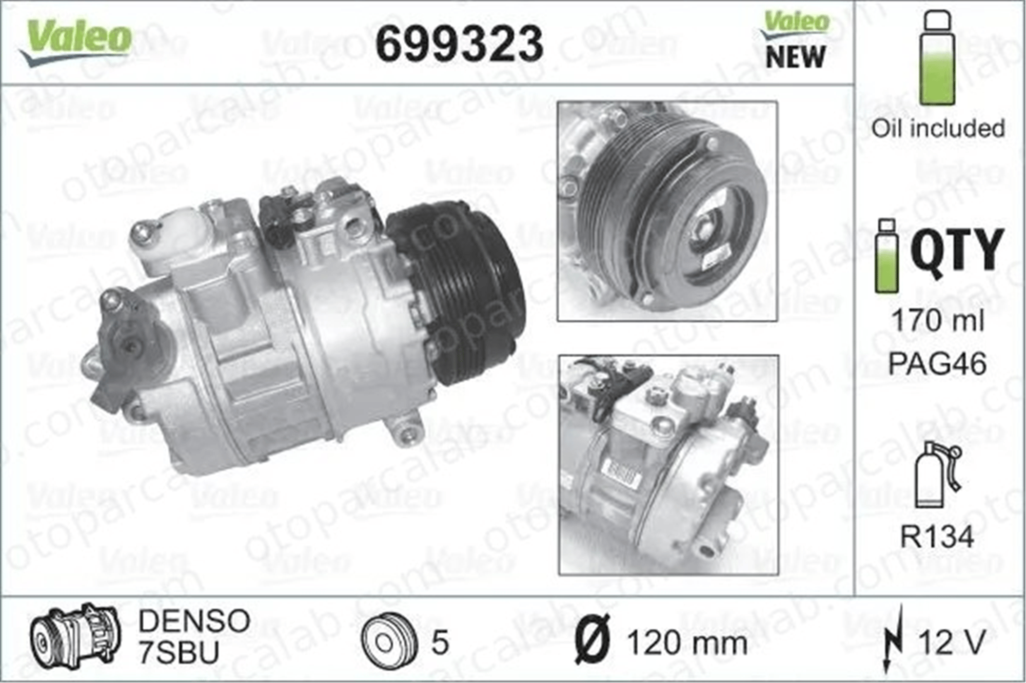 VALEO 699323 Klima Kompresörü BMW 5 3 Touring 64526910458 6904014