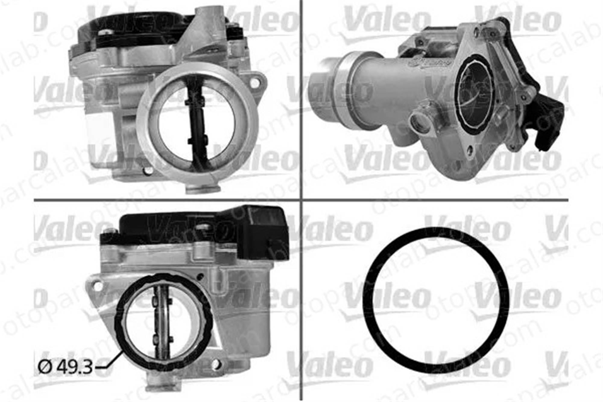 VALEO 700450 Gaz Kelebeği RENAULT MEGANE III Coupe MEGANE III Grandtour 161A09794R