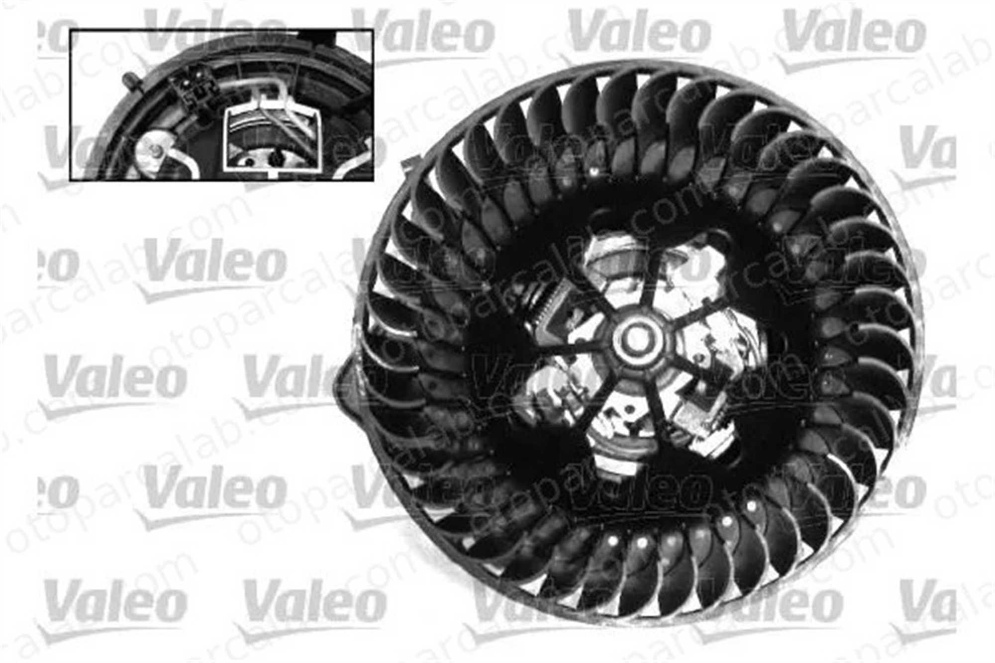VALEO 715074 Kalorifer Motoru MINI MINI MINI COUNTRYMAN 64113422644 3422644