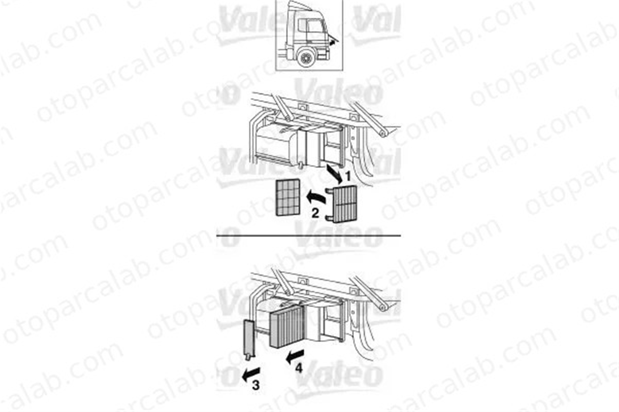 VALEO 716040 Polen Filtresi SCANIA R II P II 1326180