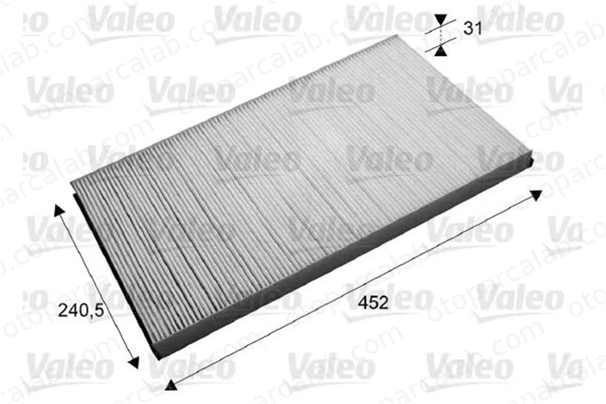 VALEO 716057 Polen Filtresi MAN F90 TGS I 81779100012 81779720155