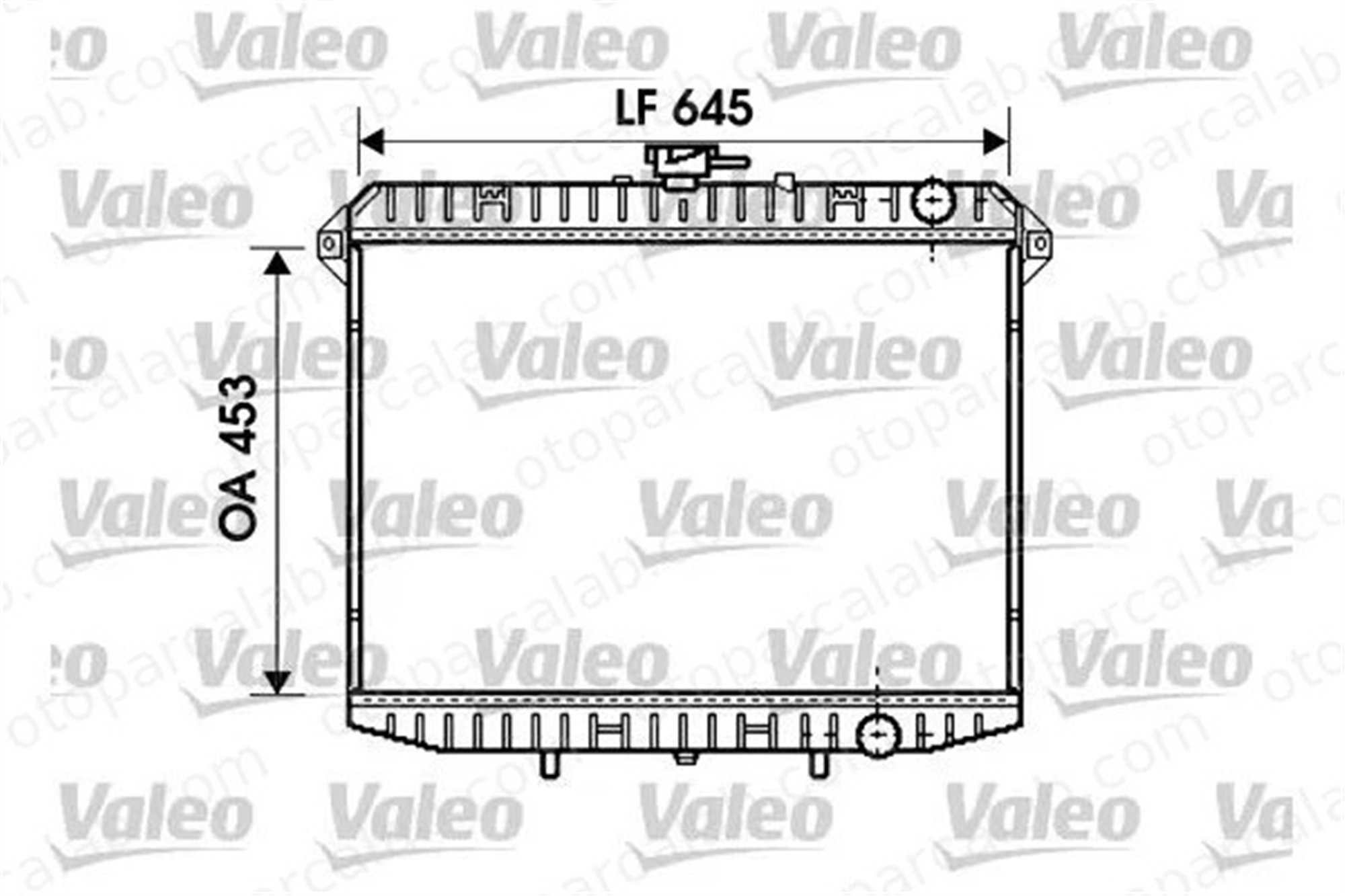 VALEO 731261 Su Radyatörü FORD MAVERICK 1953240 214100F521