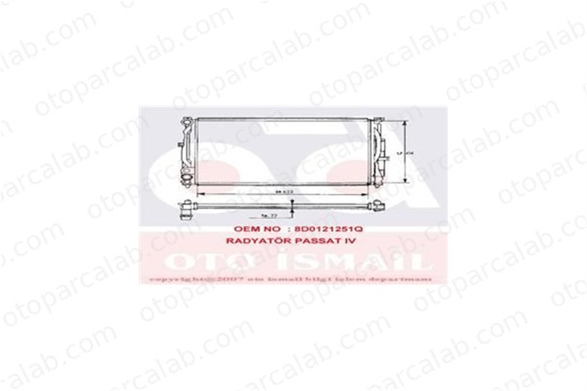 VALEO 731537 Su Radyatörü AUDI A4 B5 VW PASSAT B5 16400 4B0121251G