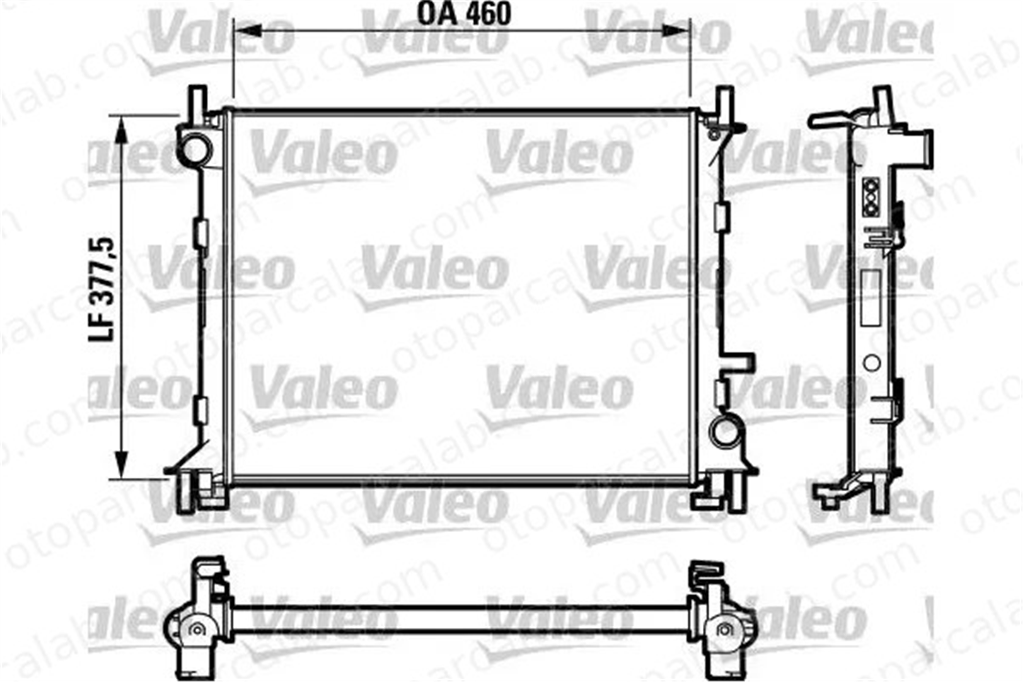 VALEO 732731 Su Radyatörü FORD FOCUS I FOCUS I Sedan 1132658 1061185
