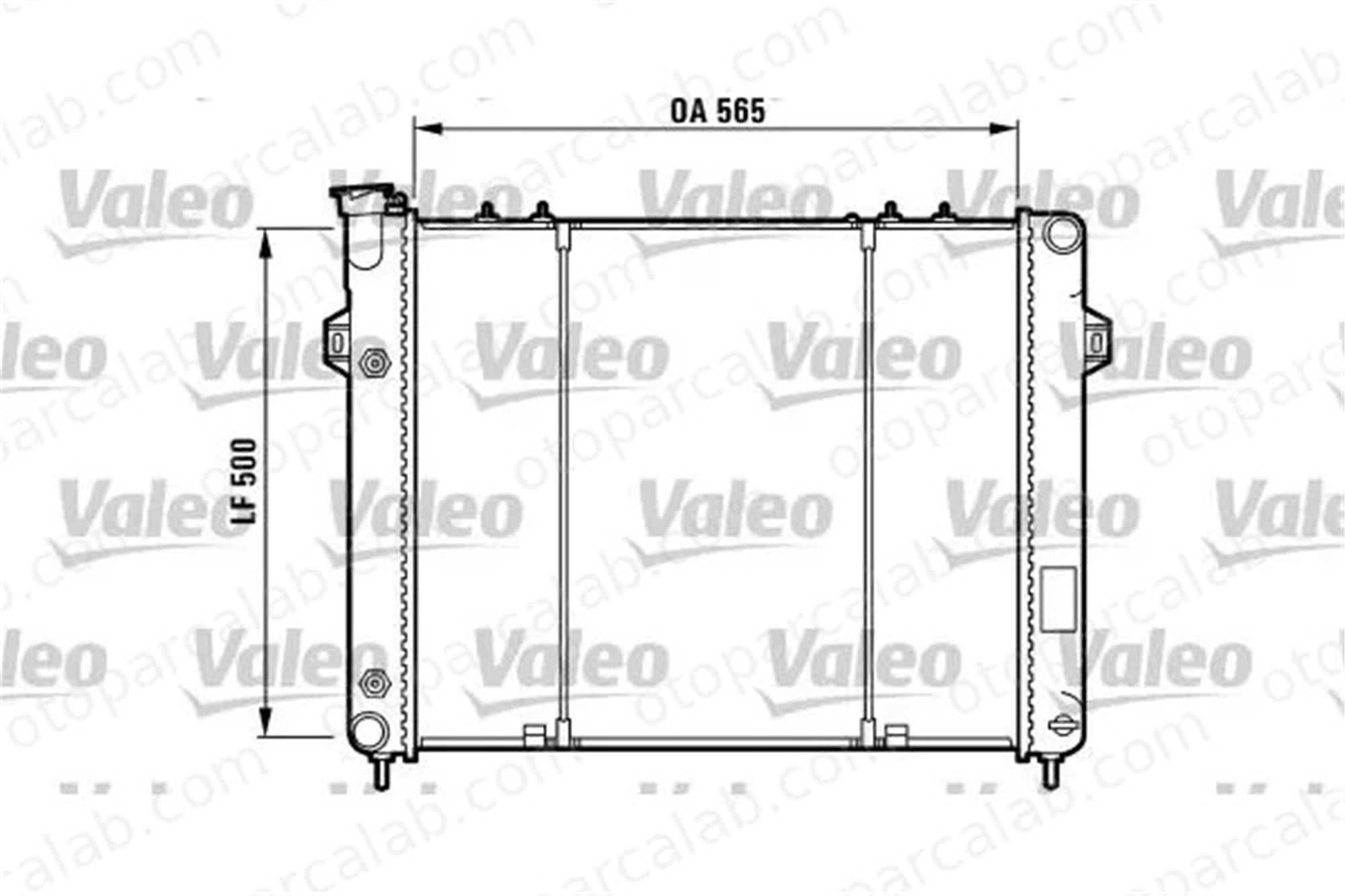 VALEO 732782 Su Radyatörü JEEP CHEROKEE GRAND CHEROKEE II 52079597AB