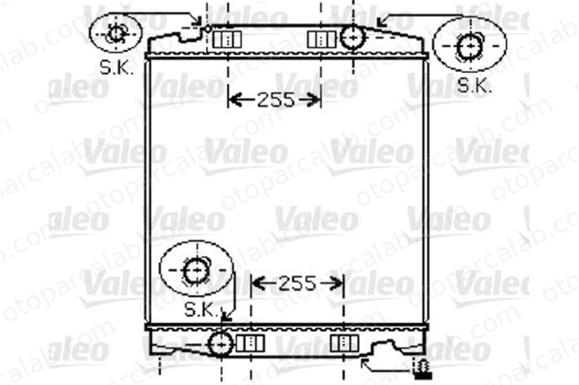VALEO 733410 Su Radyatörü IVECO STRALIS II EUROCARGO V 41214447 5802776647