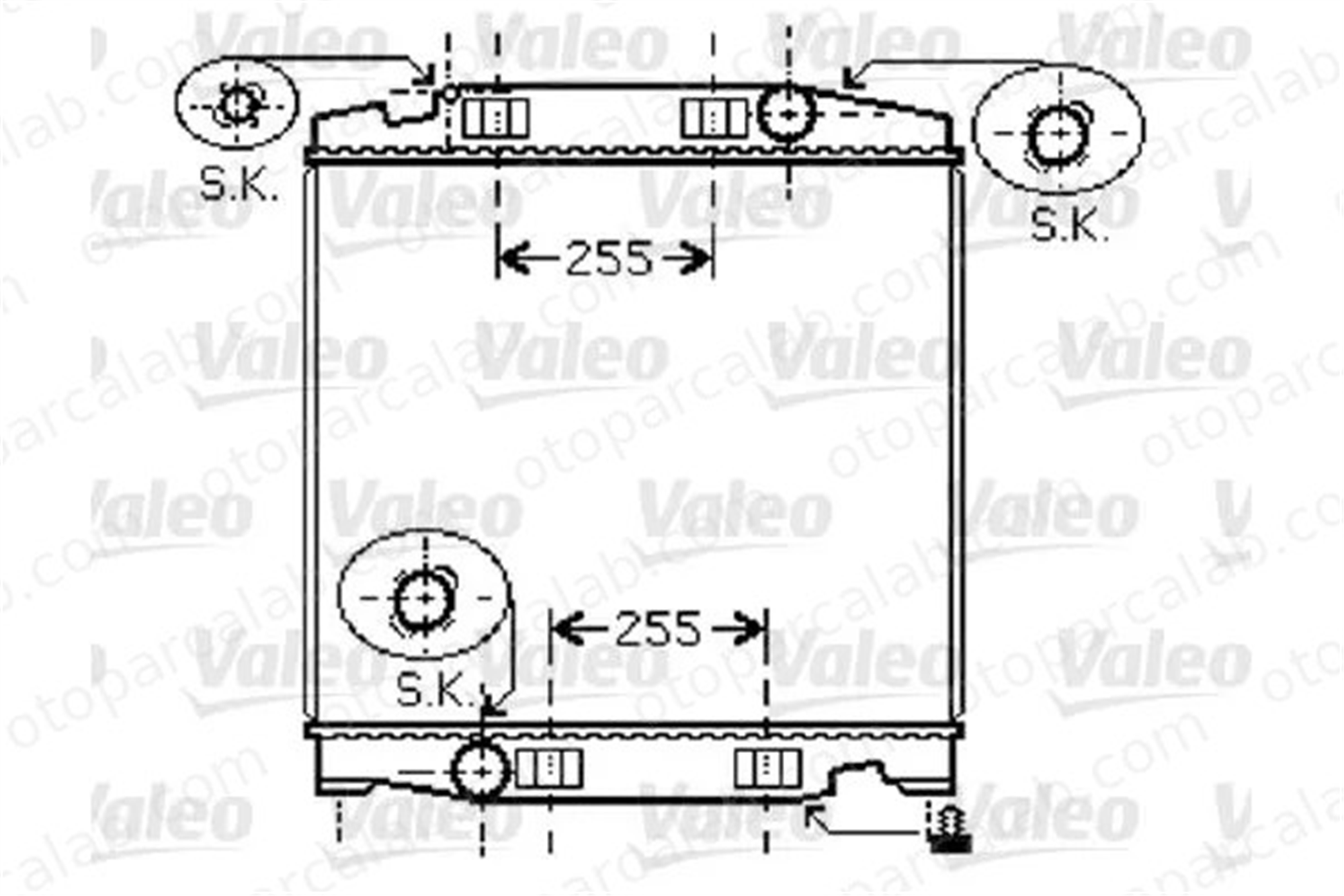 VALEO 733411 Su Radyatörü IVECO STRALIS II EUROCARGO V 41218266 5802776649