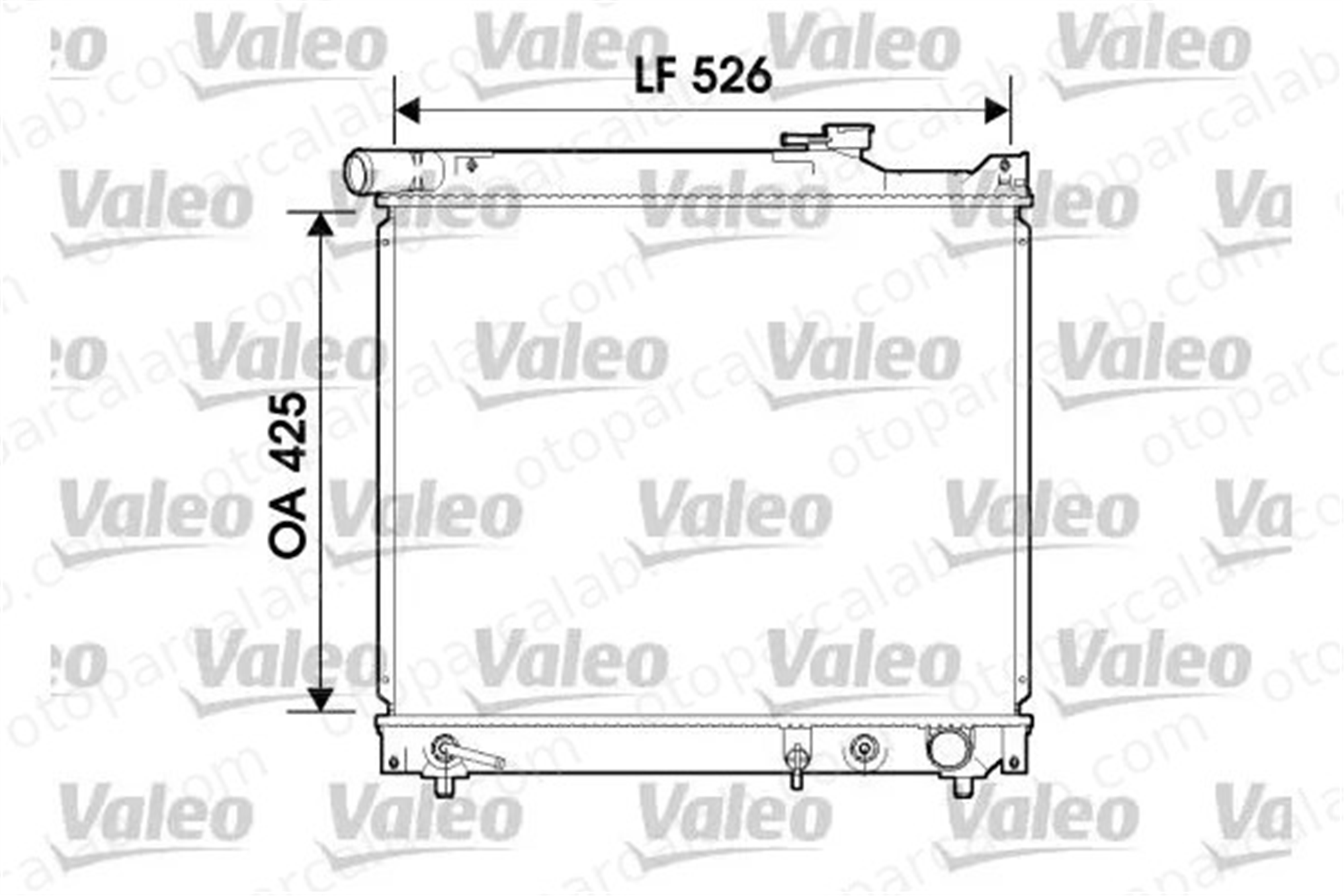 VALEO 734214 Su Radyatörü SUZUKI GRAND VITARA I VITARA 1770078E00 1770078E10