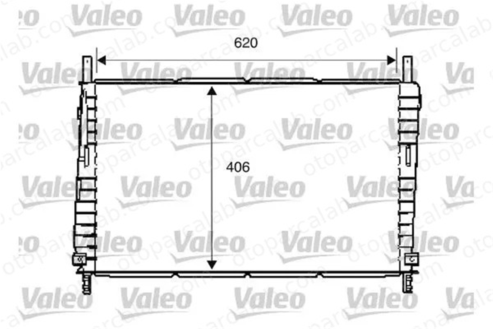 VALEO 734286 Su Radyatörü FORD MONDEO III MONDEO III Sedan 1114764 1124902
