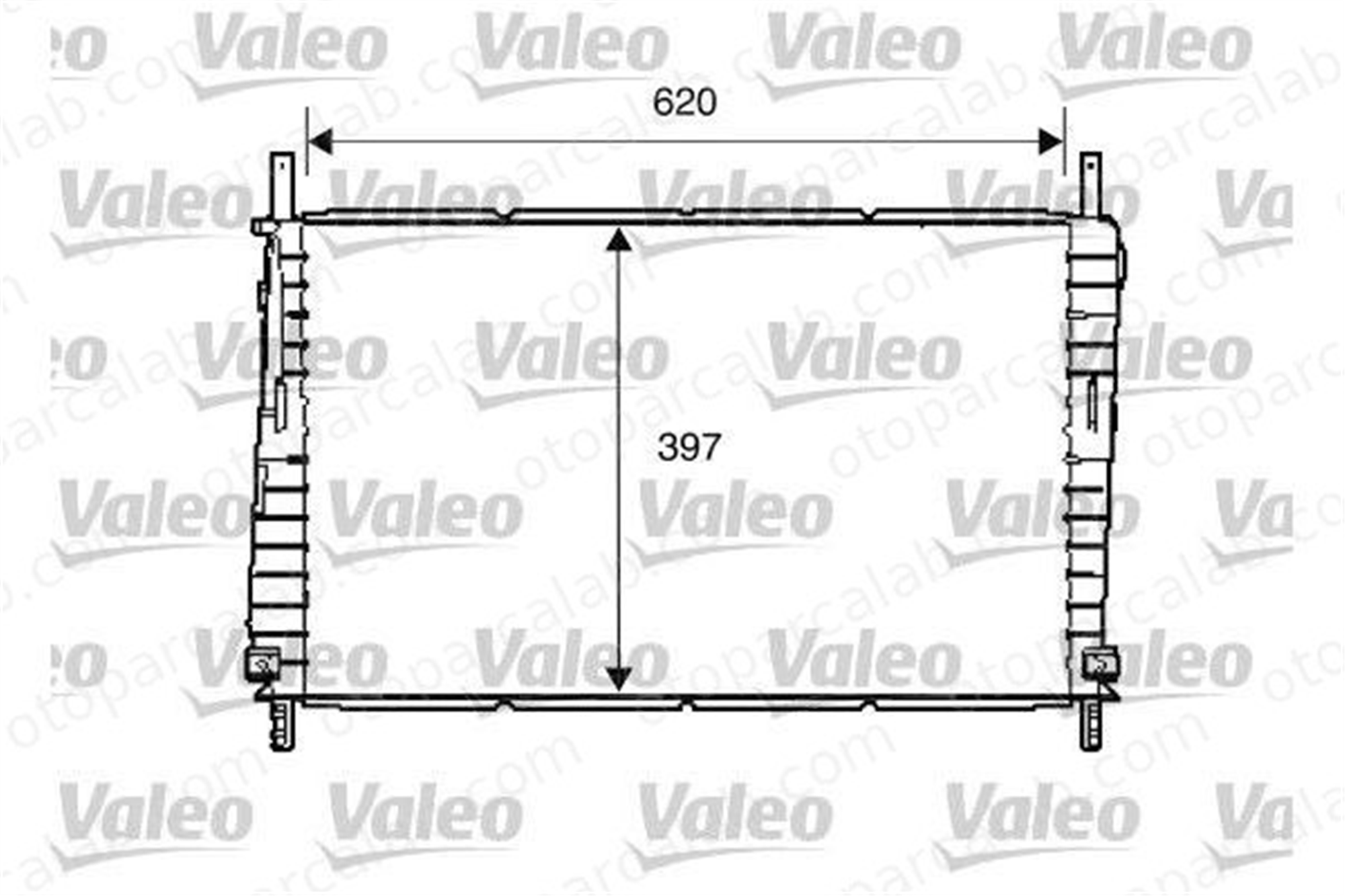 VALEO 734287 Su Radyatörü FORD MONDEO III MONDEO III Sedan 1115771 1142810