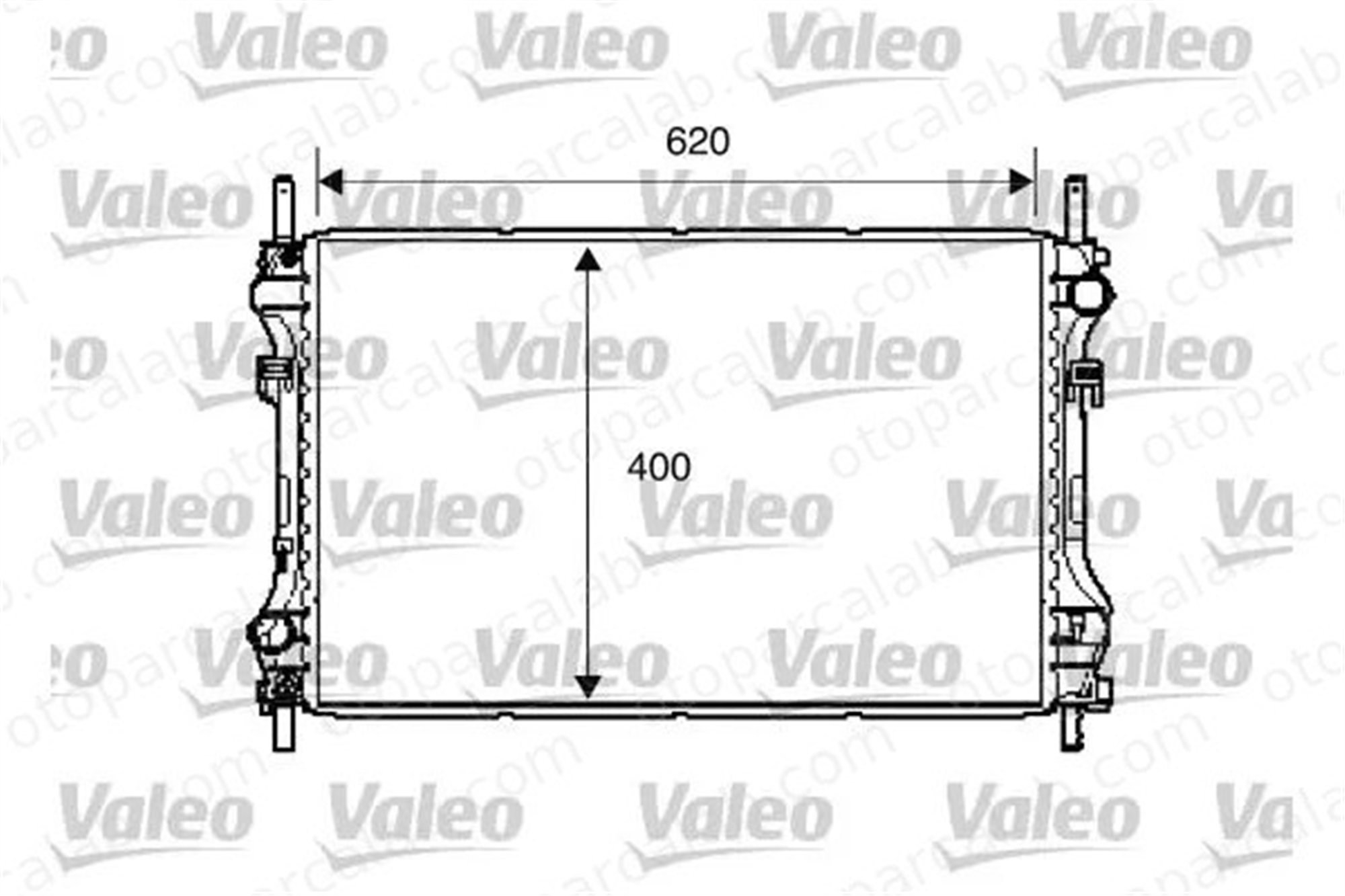 VALEO 734293 Su Radyatörü FORD TRANSIT Panelvan/Van TRANSIT Minibüs/Otobüs 504045487 1103117