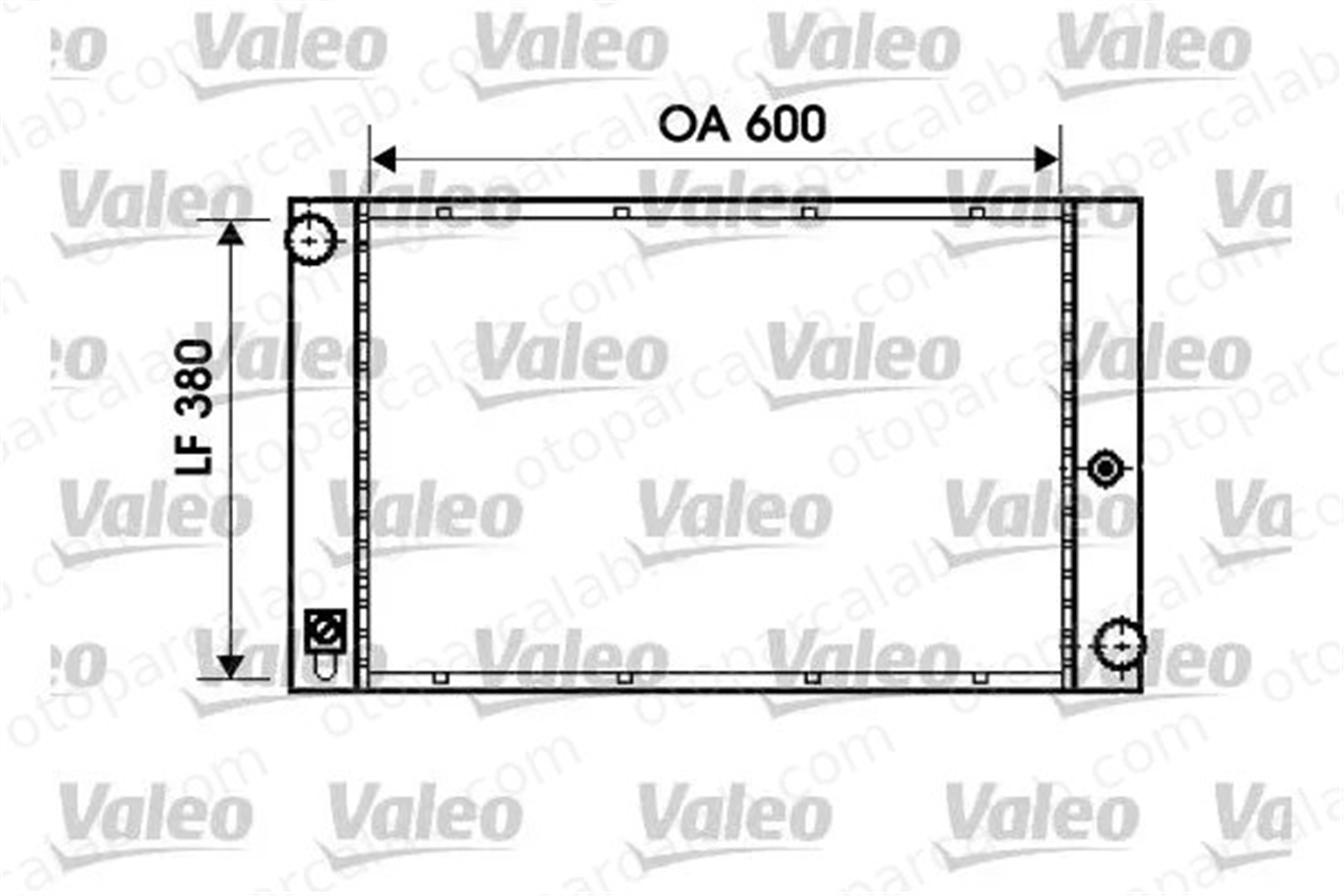 VALEO 734395 Su Radyatörü BMW 5 5 Touring 17117795878 17112248478