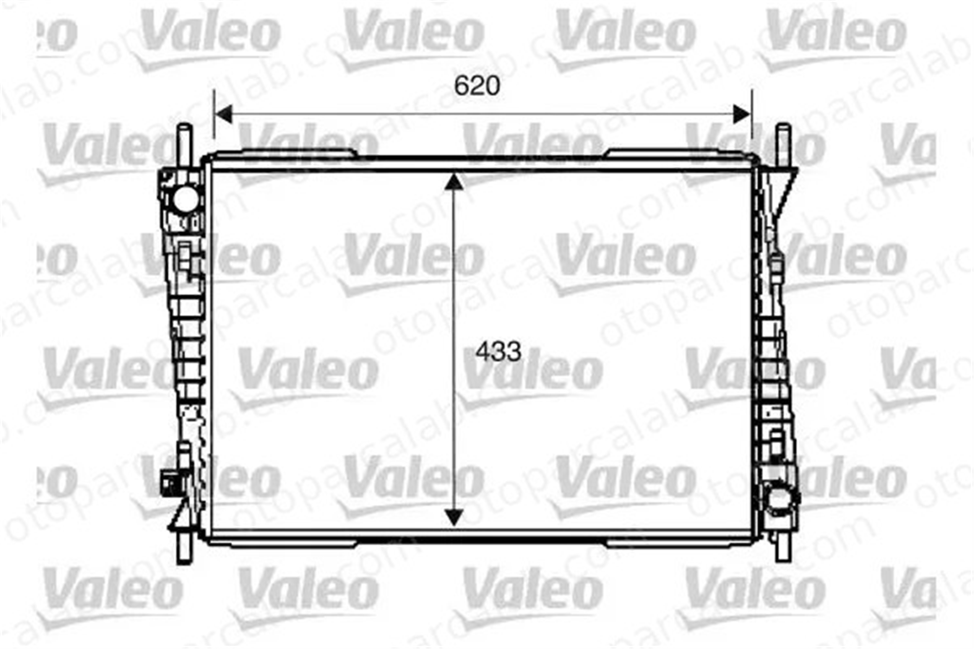 VALEO 734785 Su Radyatörü JAGUAR X-TYPE I X-TYPE I Station wagon C2S1231 C2S3599