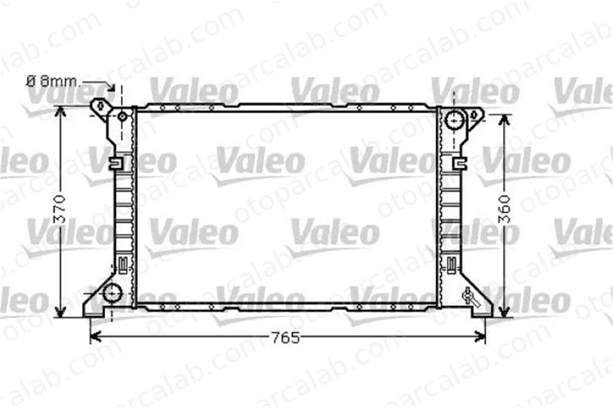 VALEO 734862 Su Radyatörü FORD TRANSIT Minibüs/Otobüs TRANSIT Panelvan/Van 1030491 7242483