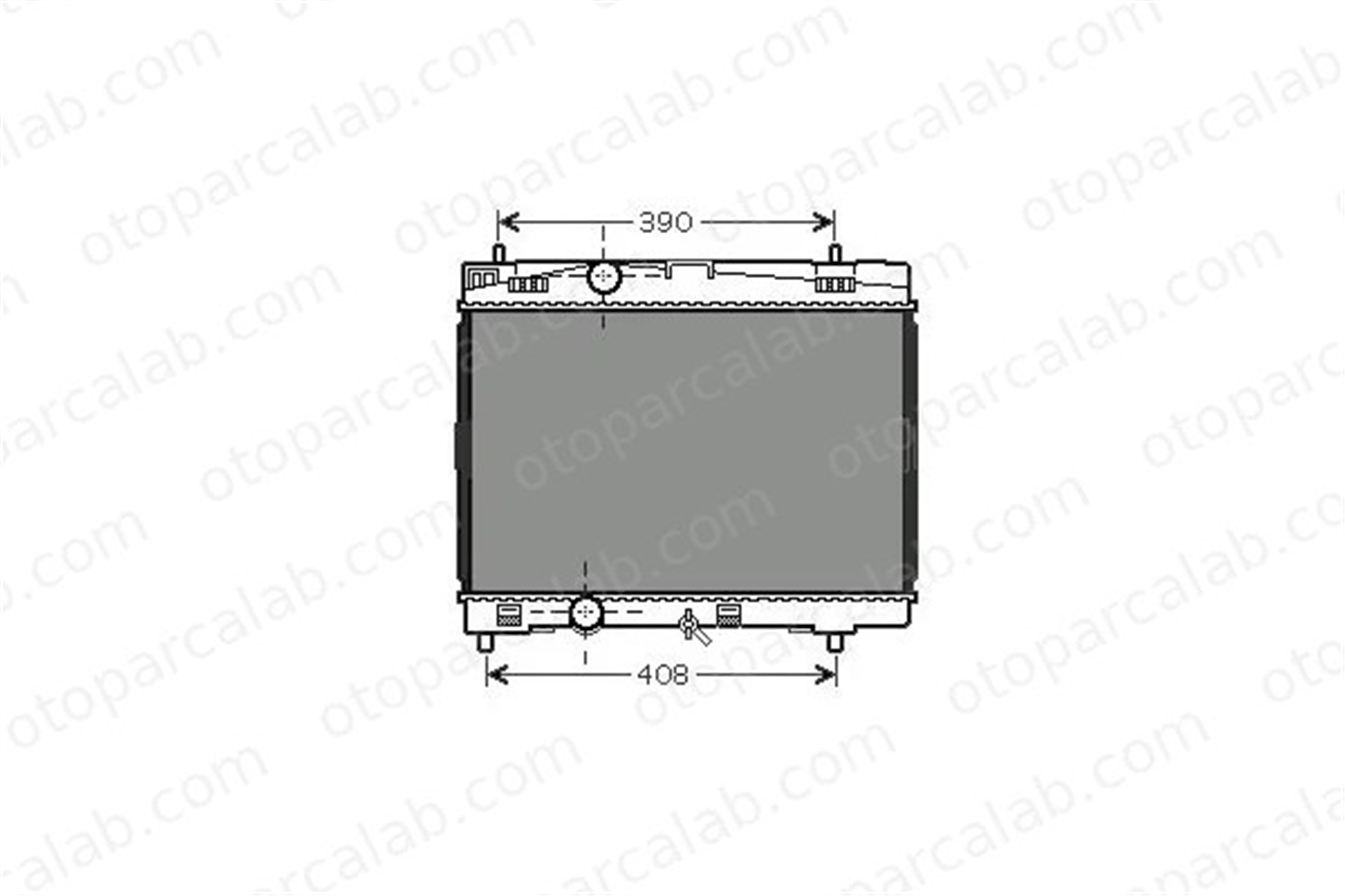VALEO 735445 Su Radyatörü TOYOTA YARIS YARIS Kasa/eğik arka 1640023170 164000Q040