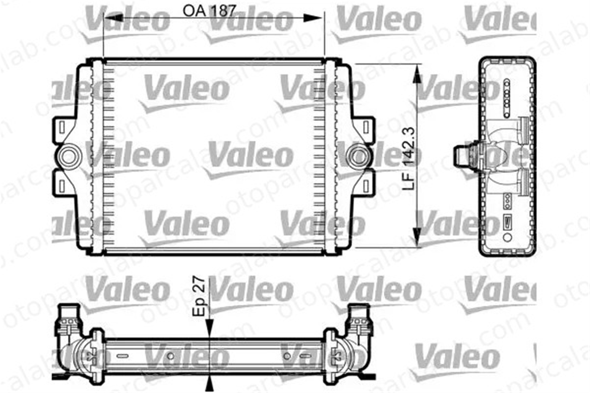 VALEO 735467 Su Radyatörü BMW 4 Coupe 3 6R0121253D 17117600697