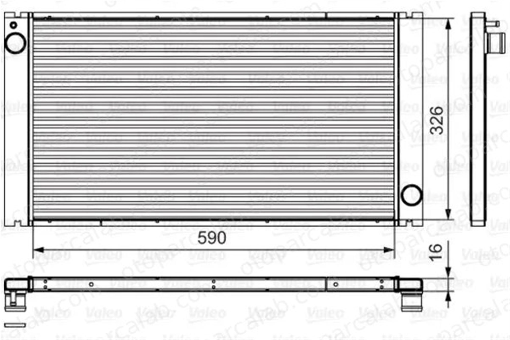 VALEO 735481 Su Radyatörü MINI MINI COUNTRYMAN MINI MN130393 4545000703