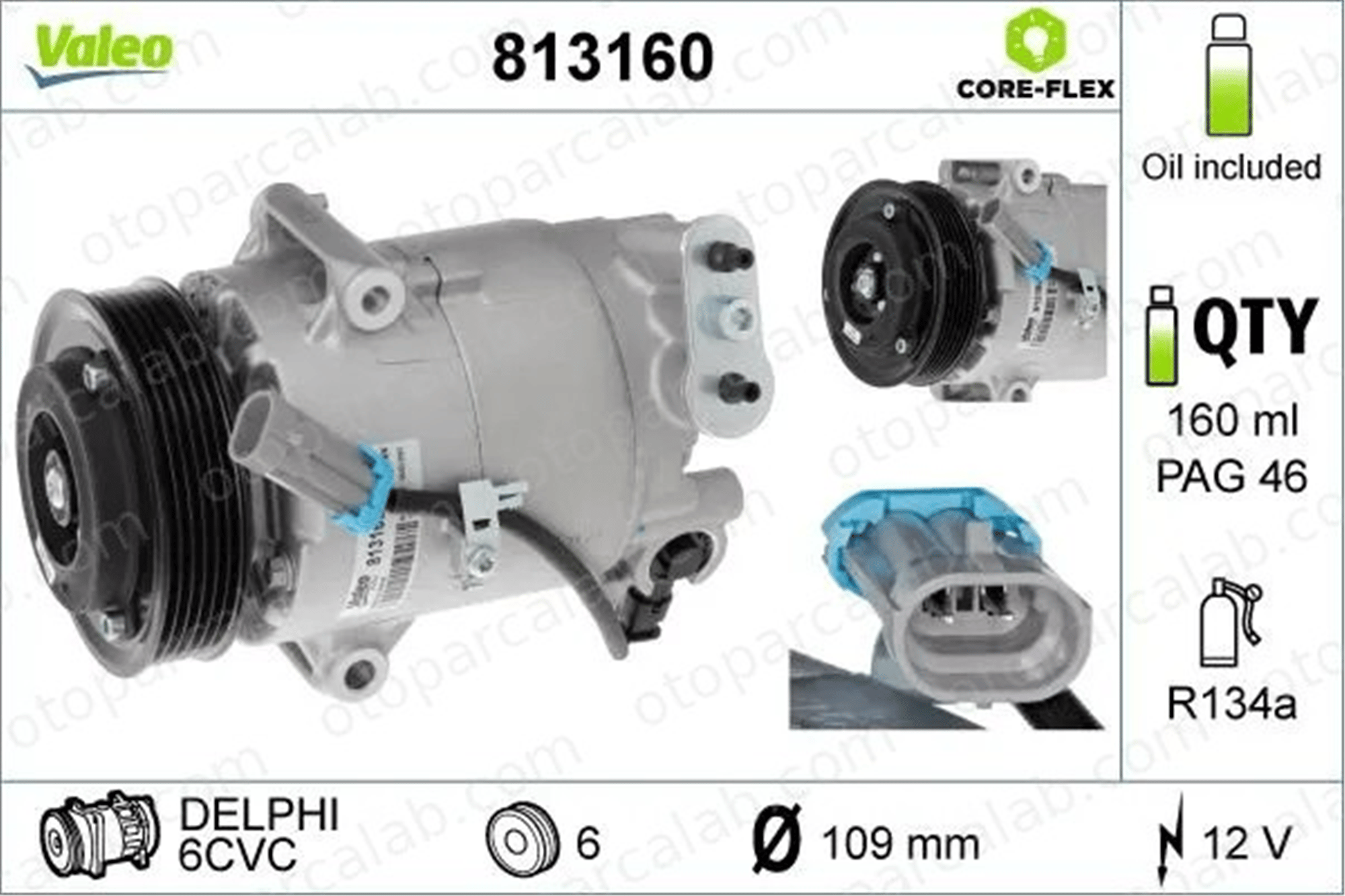 VALEO 813160 Klima Kompresörü OPEL ASTRA J Sports Tourer ASTRA J 1618047 13395693