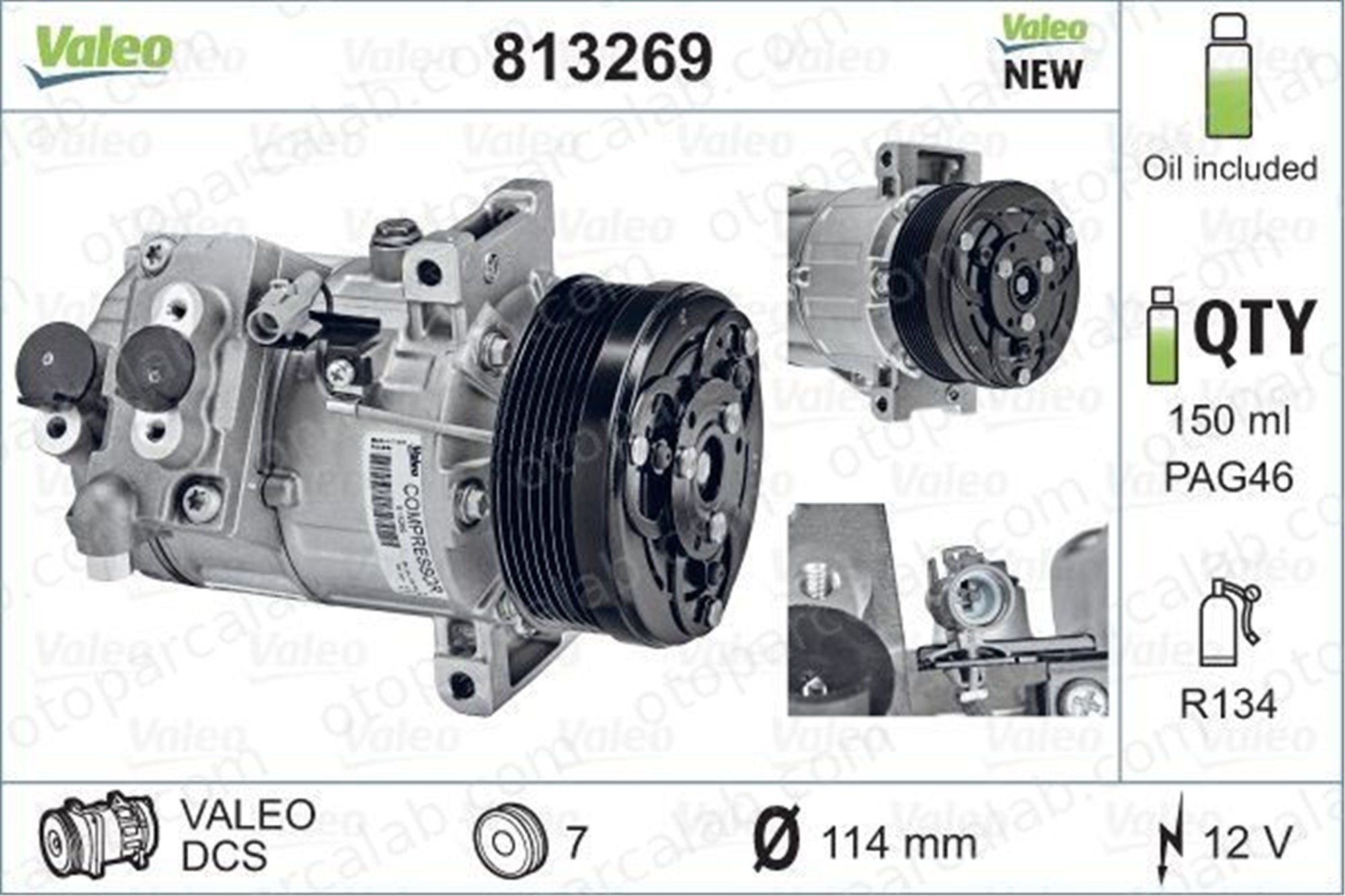 VALEO 813269 Klima Kompresörü SUZUKI GRAND VITARA II 9520067JA0 9520167JA0