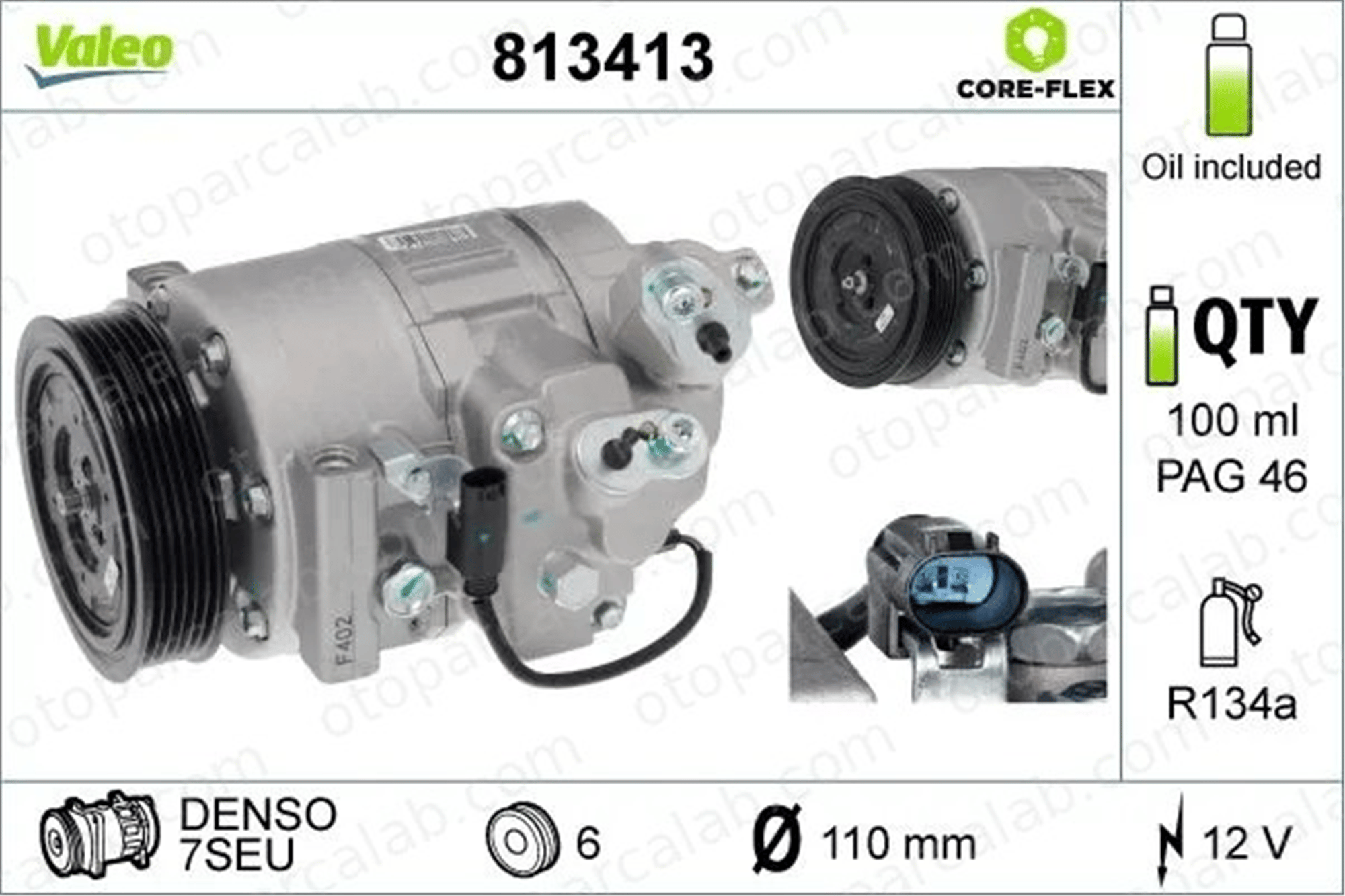 VALEO 813413 Klima Kompresörü BMW 5 5 Touring 64509174803 6915083