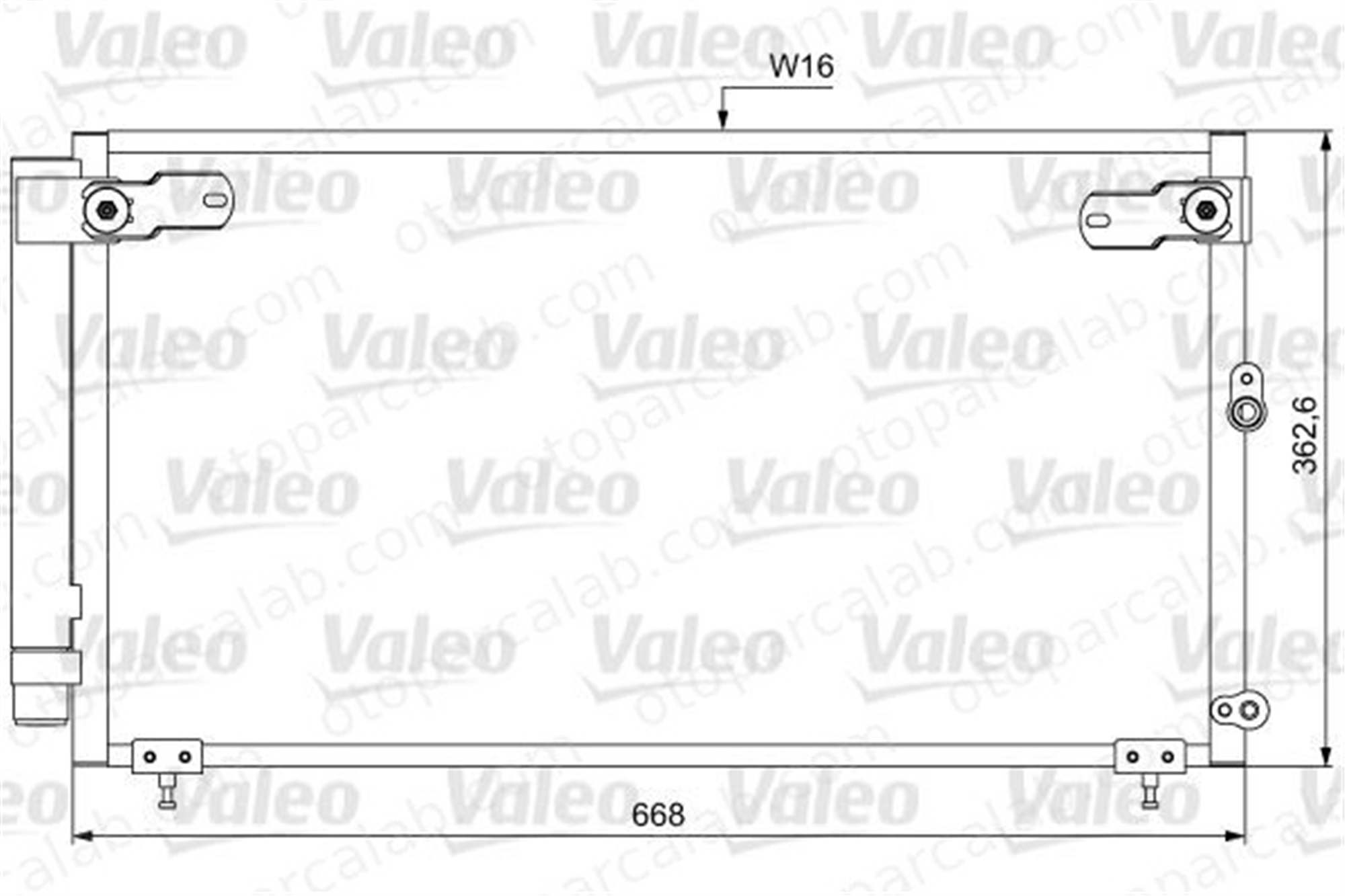 VALEO 814047 Klima Radyatörü LEXUS IS I IS SportCross 8846053010 8705053020