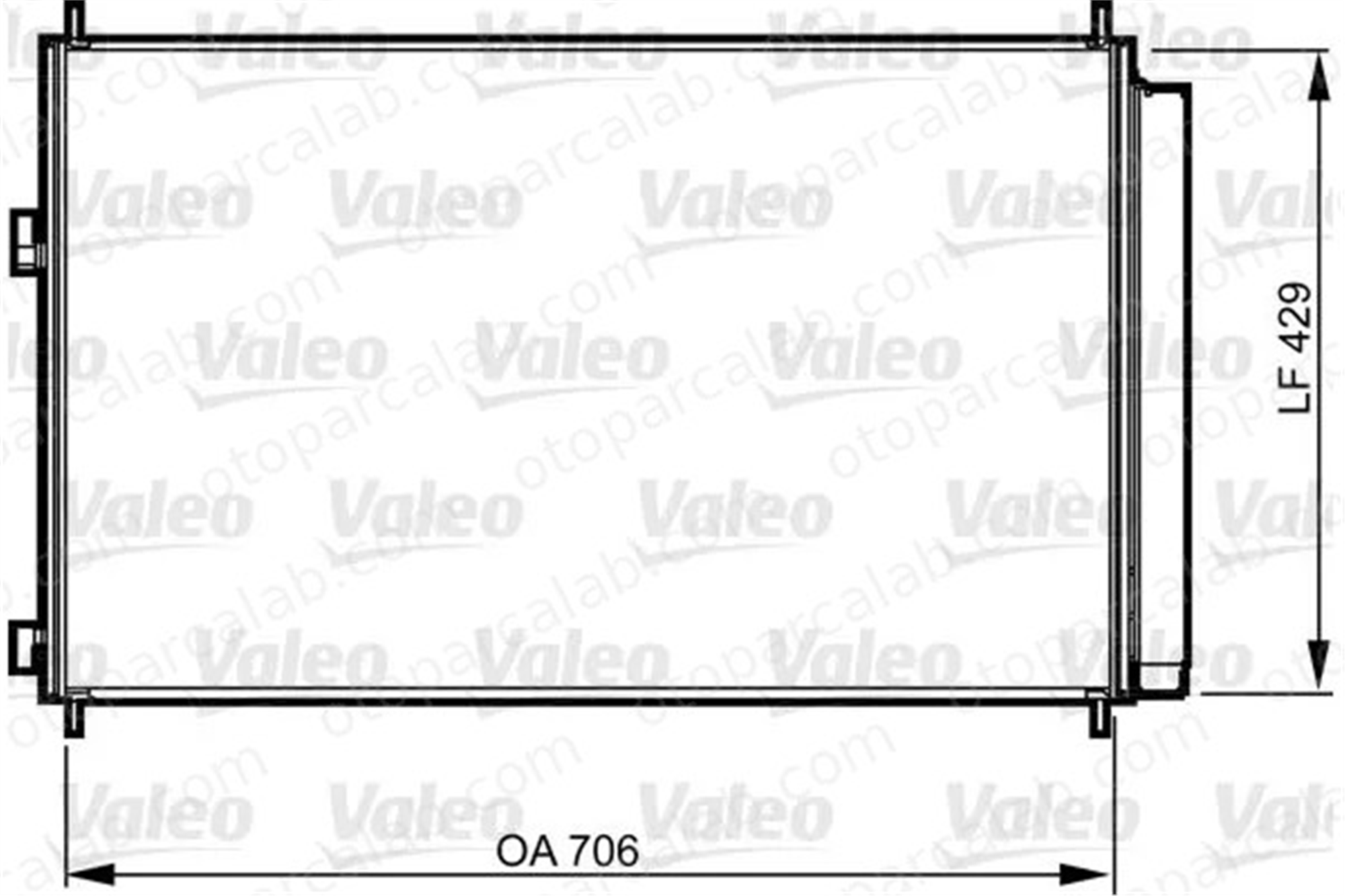 VALEO 814204 Klima Radyatörü TOYOTA RAV 4 III PREVIA III 8846042100 8846042120