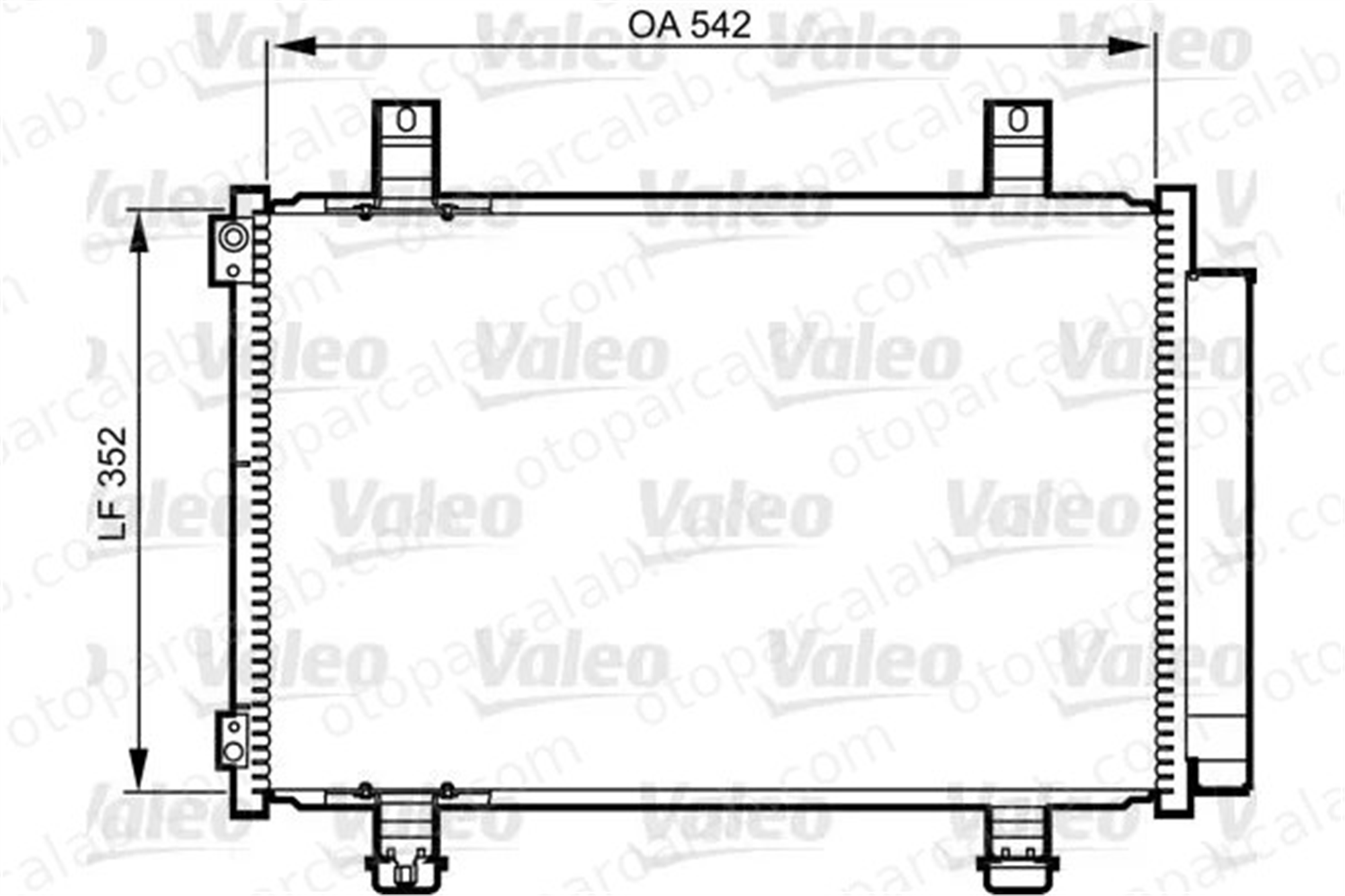 VALEO 814219 Klima Radyatörü OPEL AGILA SUZUKI SPLASH 93194055 4709214