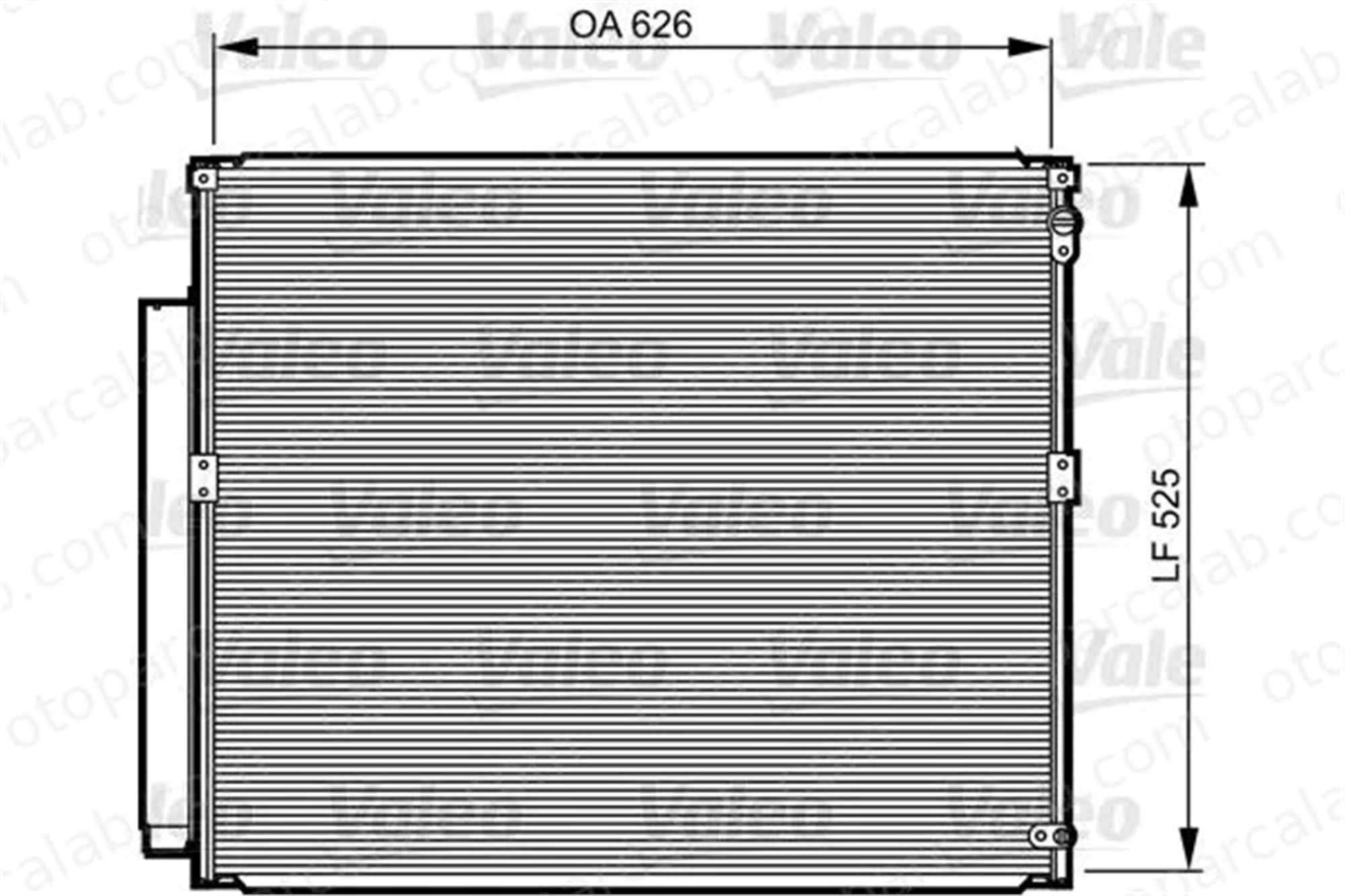 VALEO 814230 Klima Radyatörü TOYOTA LAND CRUISER PRADO 8846160091 8846160090