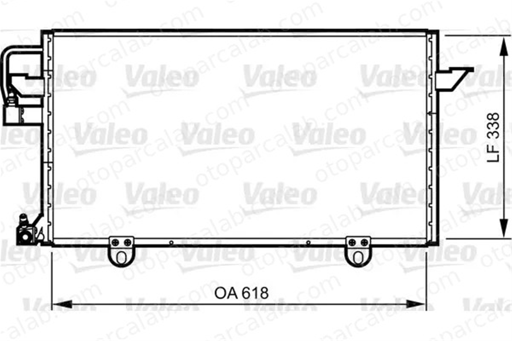 VALEO 814286 Klima Radyatörü AUDI A4 B6 A4 B6 Avant 8E0260403B 8E0260403A