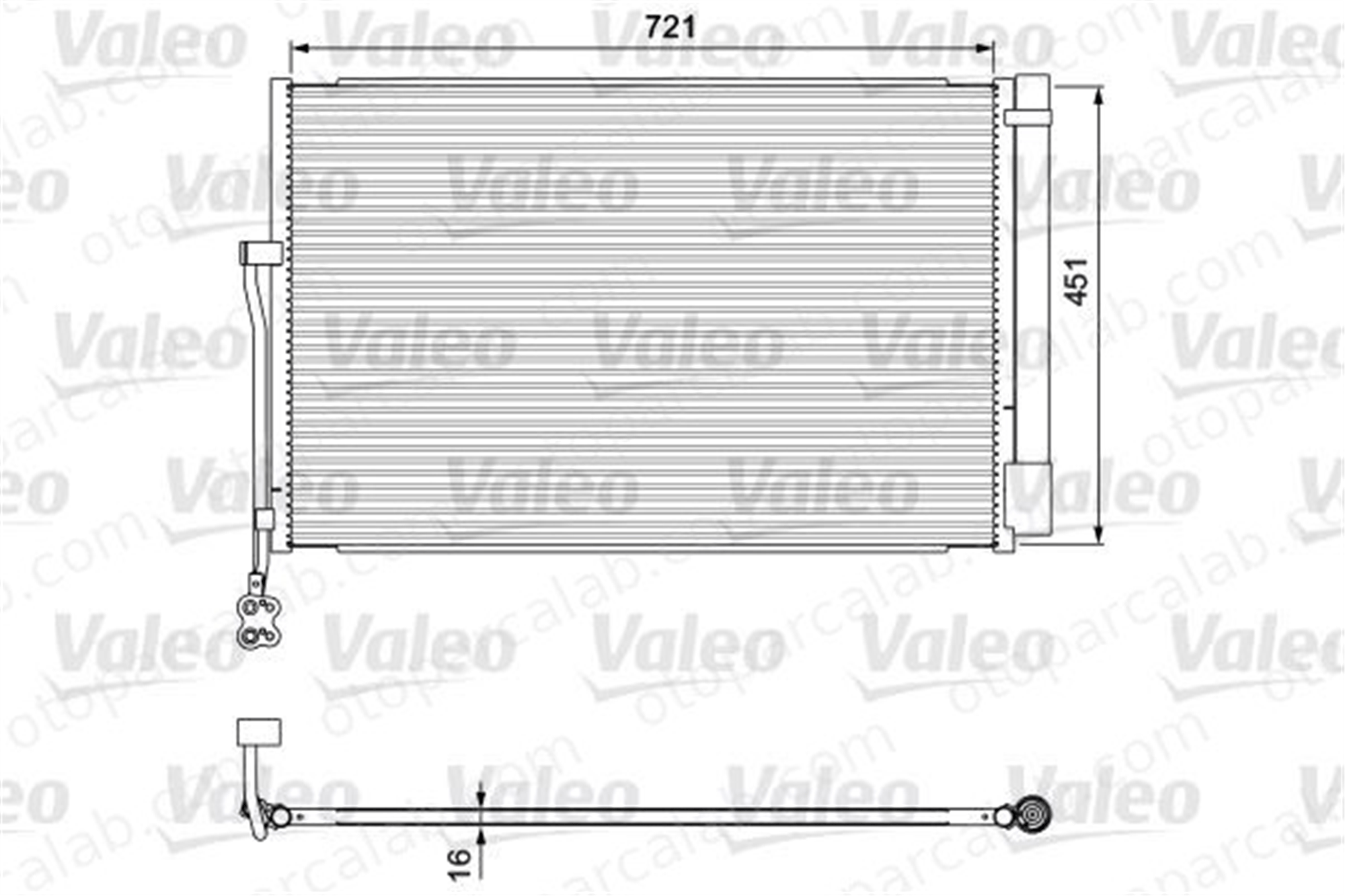VALEO 814379 Klima Radyatörü PORSCHE CAYENNE VW TOUAREG 7P0820411A 95857311100