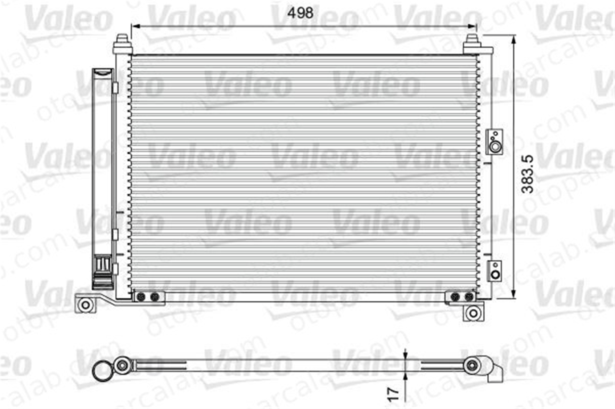 VALEO 814403 Klima Radyatörü FORD RANGER MAZDA B-SERIE 3M3519710CB UM6561480A
