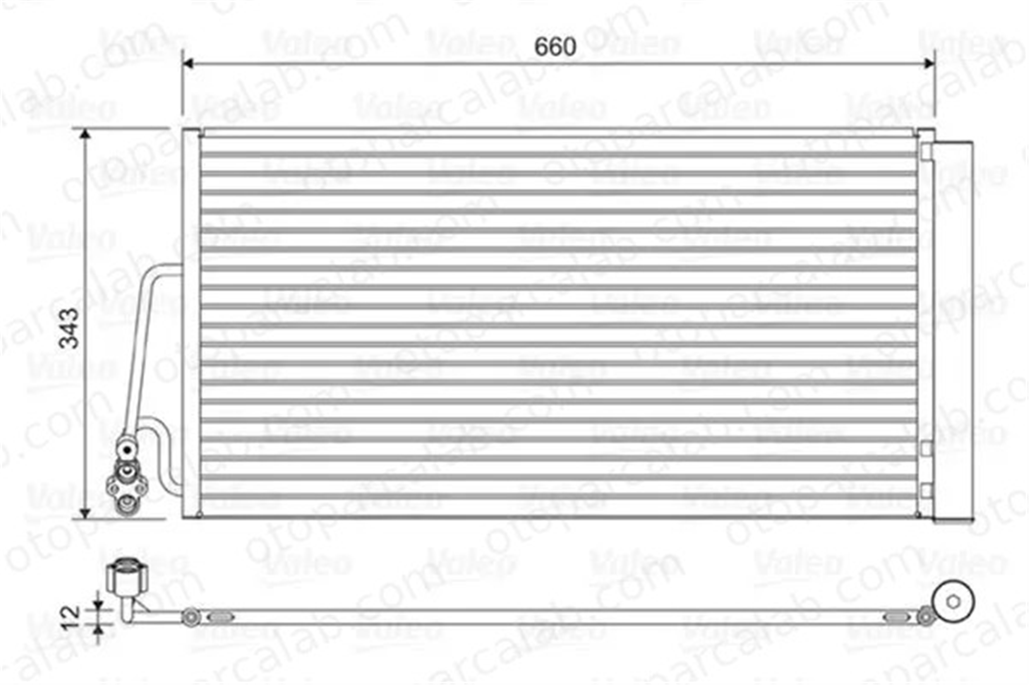 VALEO 814409 Klima Radyatörü MINI MINI MINI CLUBMAN 64536941084 6941084