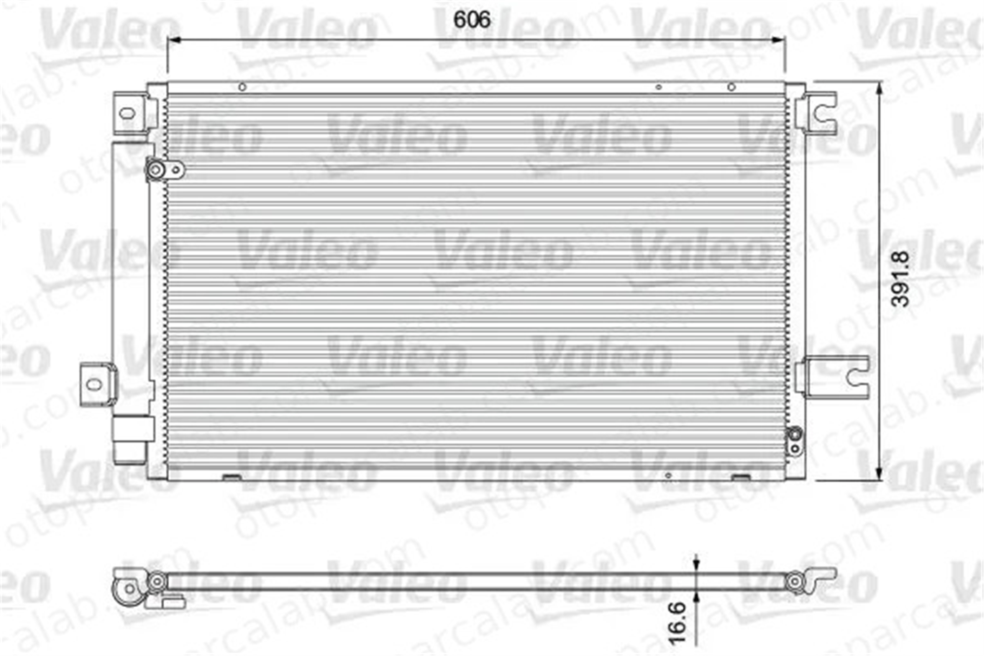 VALEO 814414 Klima Radyatörü TOYOTA AVENSIS AVENSIS Sedan 8845005160