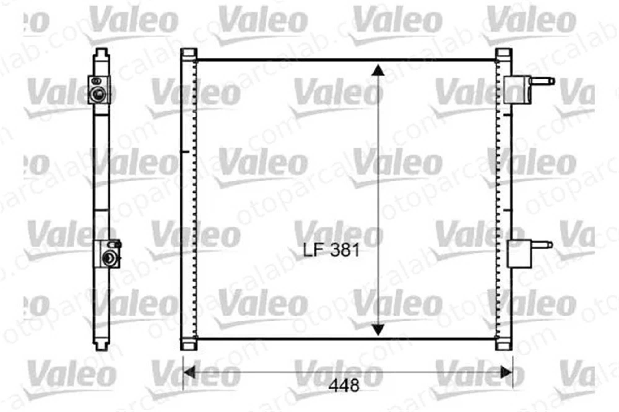VALEO 817225 Klima Radyatörü FORD KA STREET KA 1056494 1026928