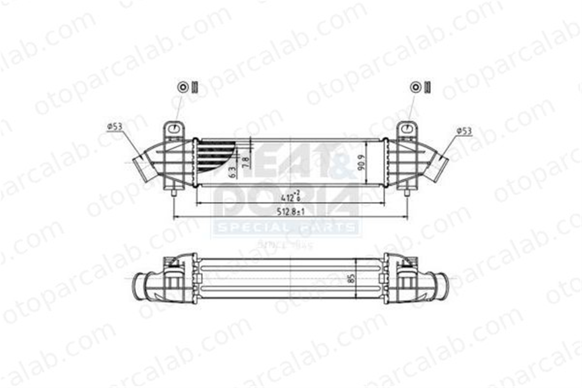 VALEO 817238 Turbo Radyatörü FORD MONDEO III MONDEO III Sedan 1124704 1148896