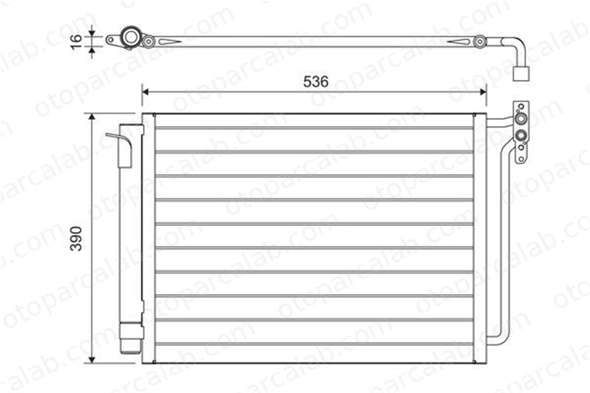 VALEO 817575 Klima Radyatörü BMW X5 64536914216 64538381543