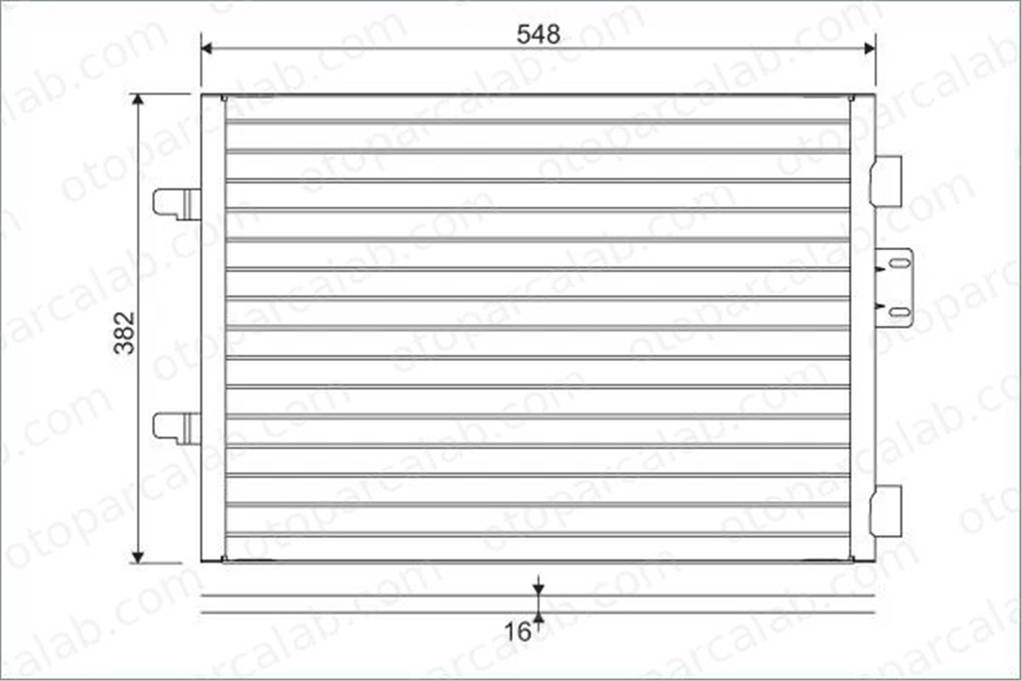 VALEO 817602 Klima Radyatörü RENAULT CLIO II CLIO II Kasa/eğik arka 7700436062