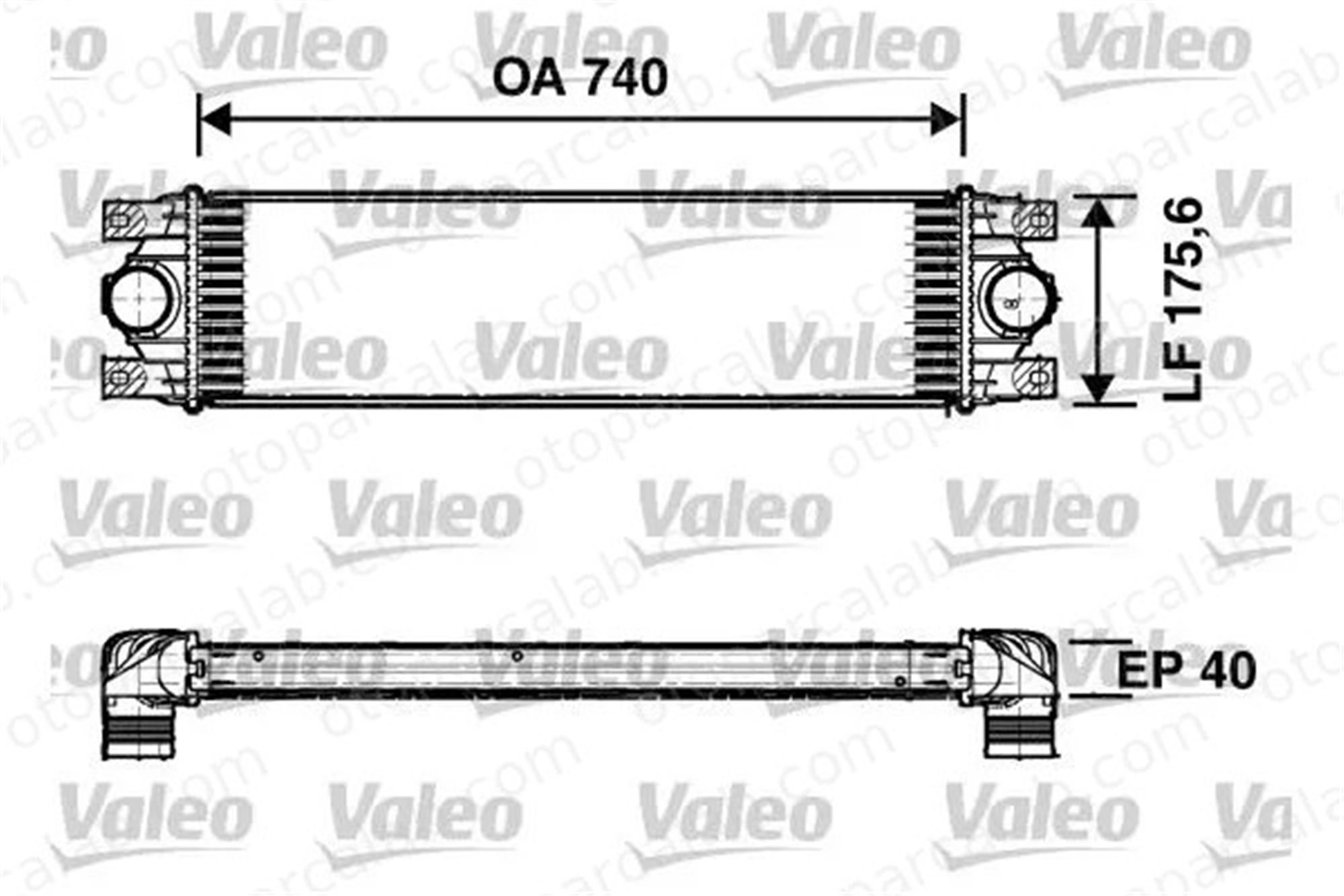 VALEO 817637 Turbo Radyatörü OPEL MOVANO A Panelvan/Van MOVANO A Minibüs/Otobüs 7701057121 4415074