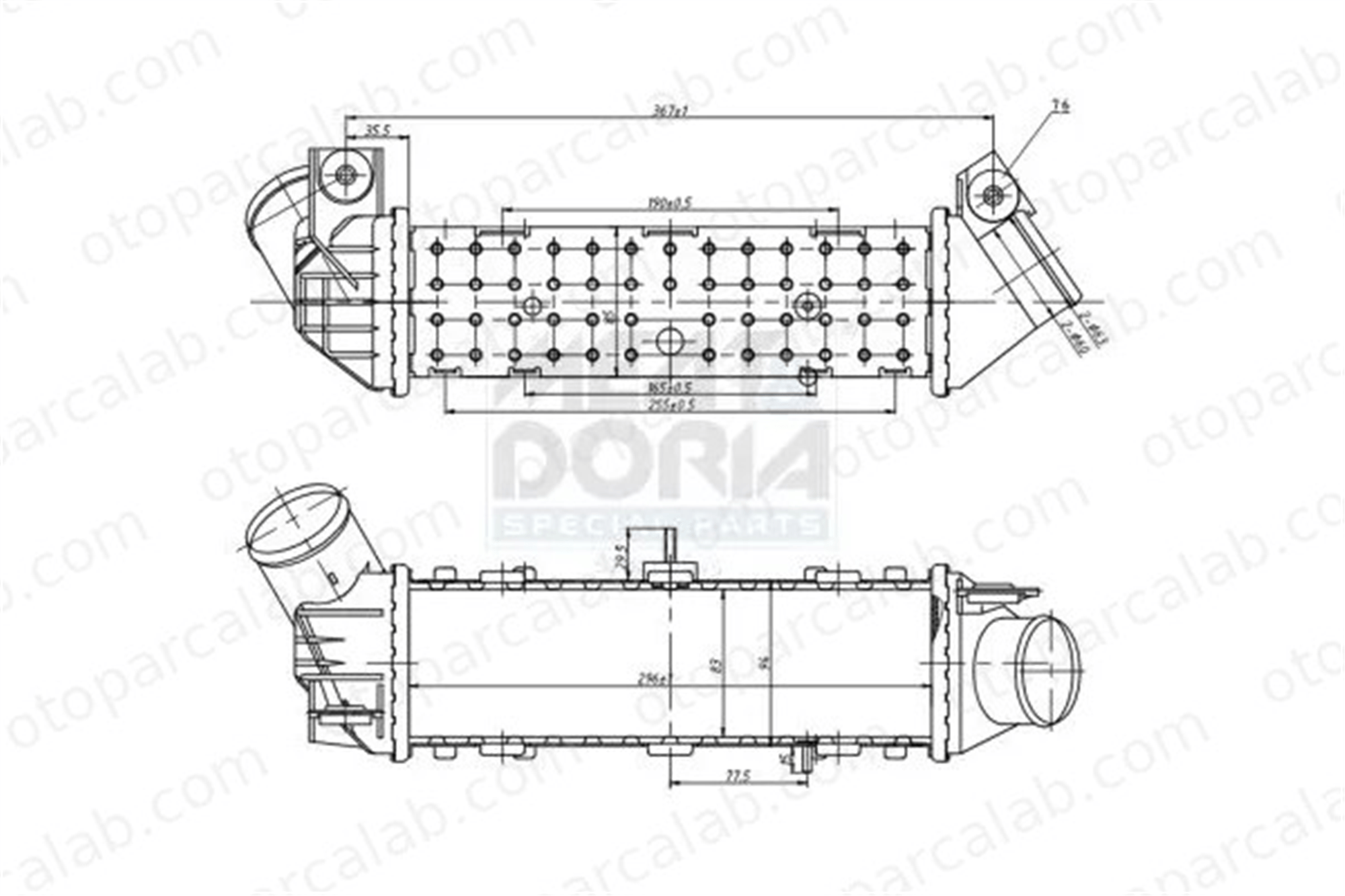 VALEO 817767 Turbo Radyatörü VW POLO III CLASSIC POLO Variant 6K0145805E 6K0145805C