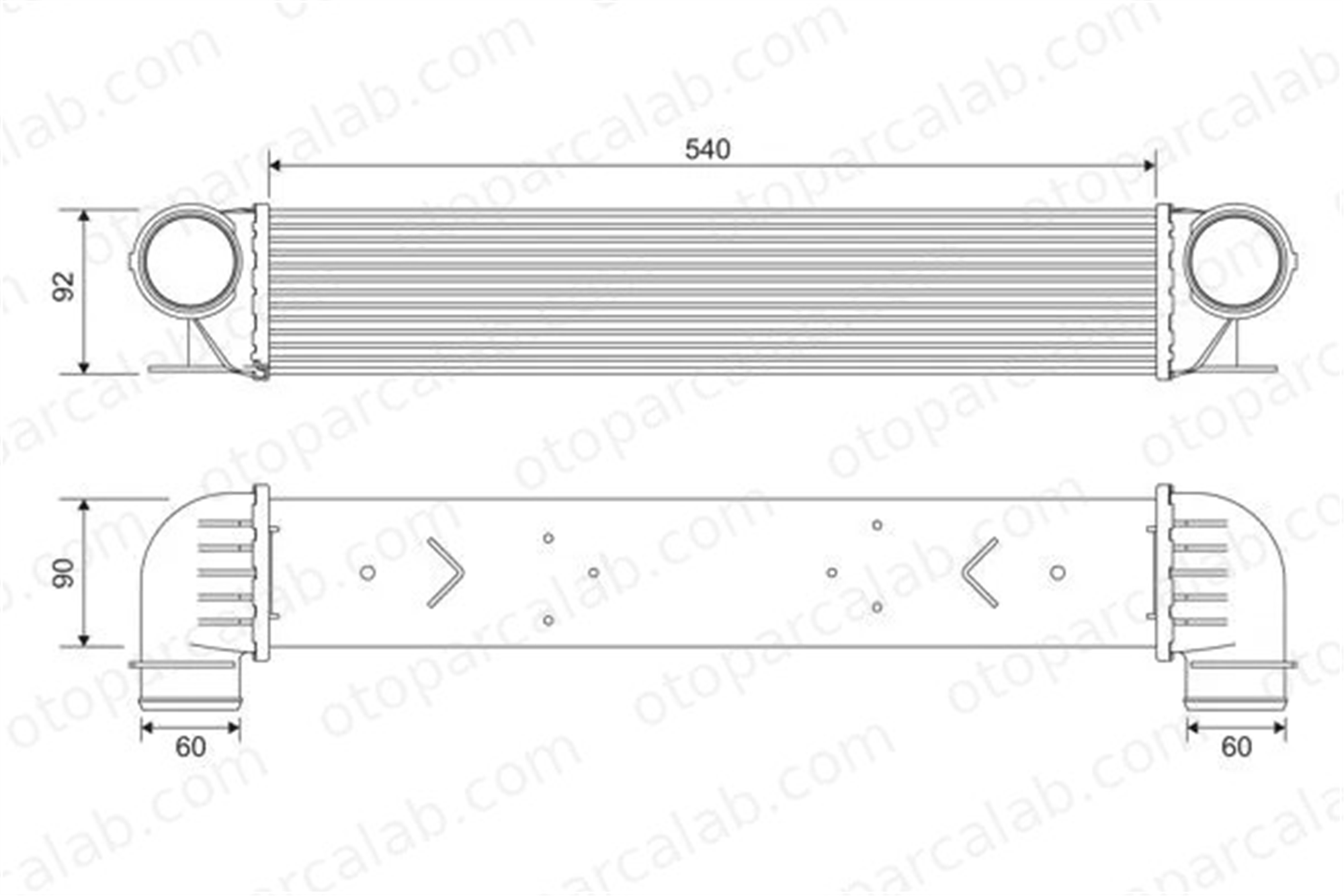 VALEO 817877 Turbo Radyatörü BMW 5 5 Touring 17512247359 2247359