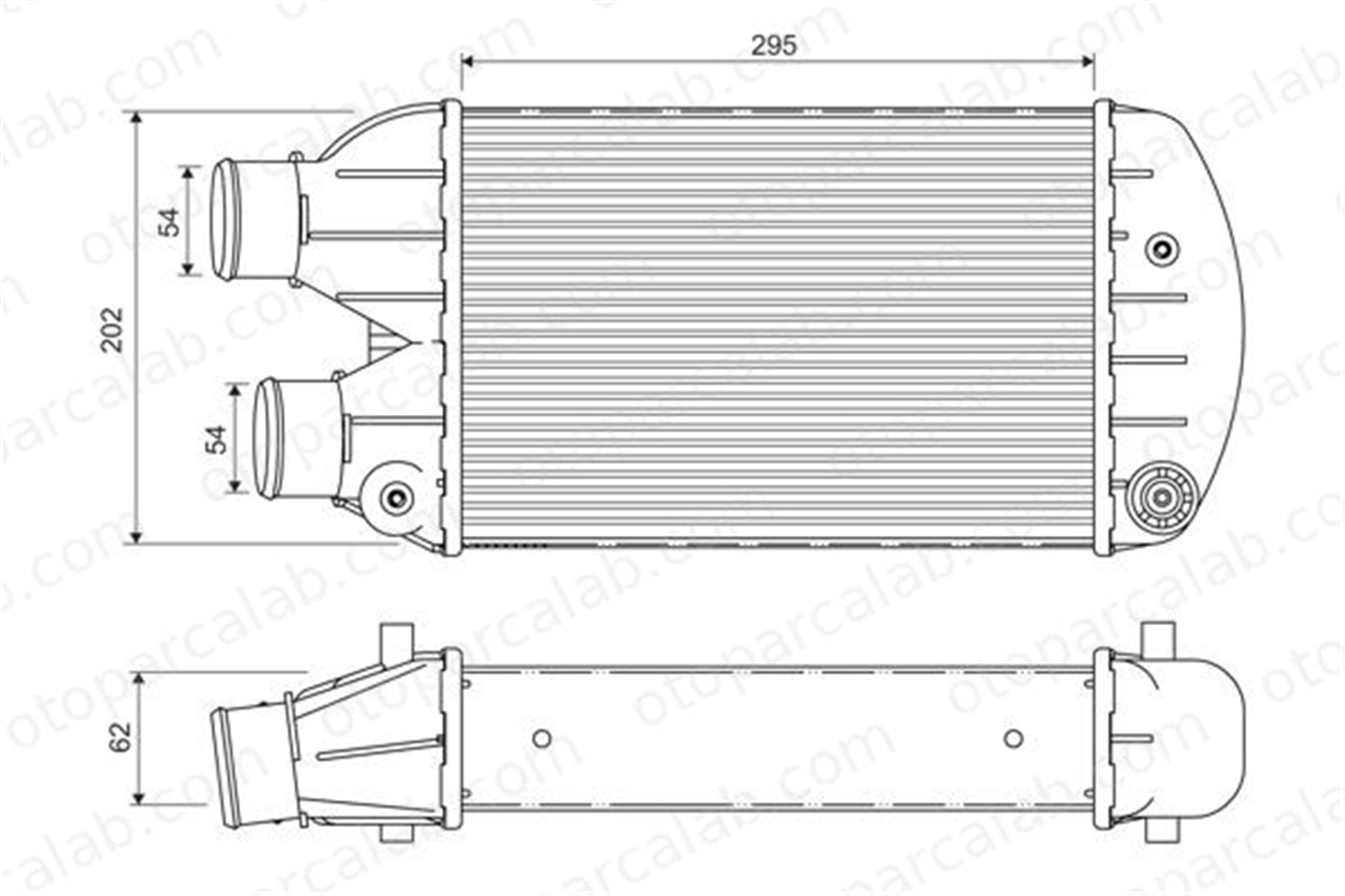 VALEO 817881 Turbo Radyatörü FIAT MULTIPLA MAREA 3276428178813 46440215