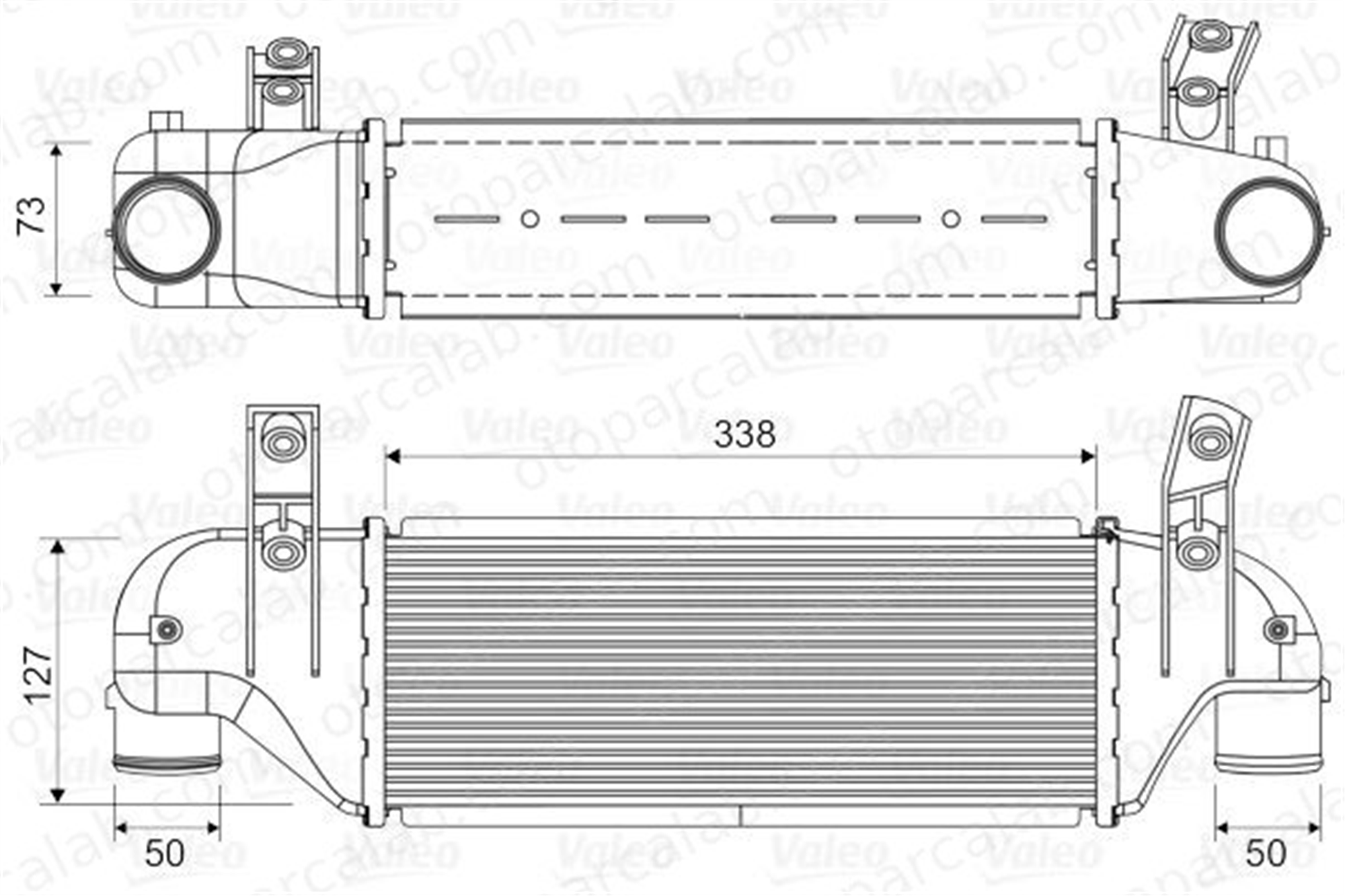 VALEO 817888 Turbo Radyatörü FORD FOCUS I FOCUS I Kombi van 1671439 1079310