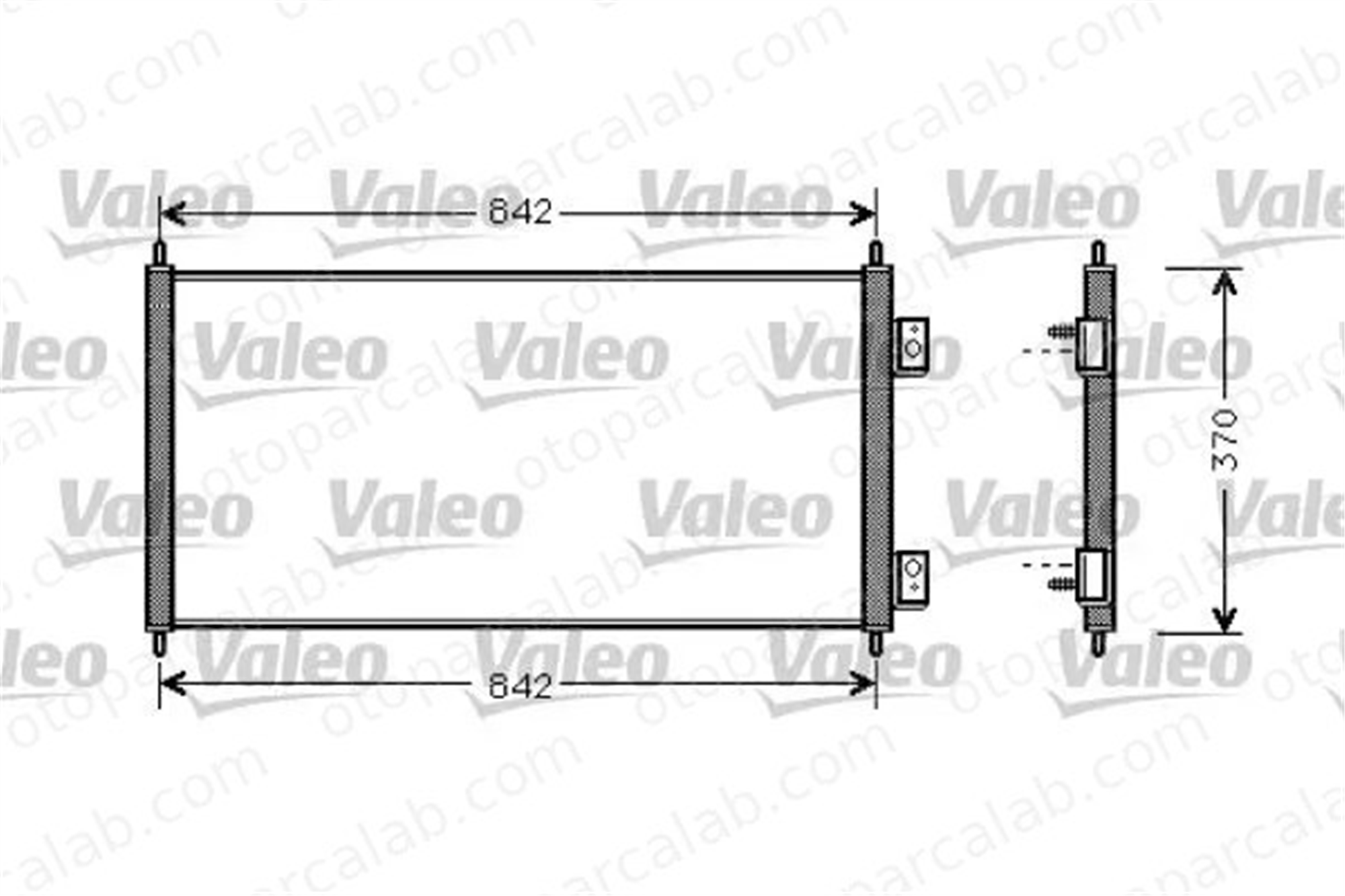 VALEO 818050 Klima Radyatörü FORD TRANSIT Panelvan/Van TRANSIT Minibüs/Otobüs YC1H19710BA 4471423