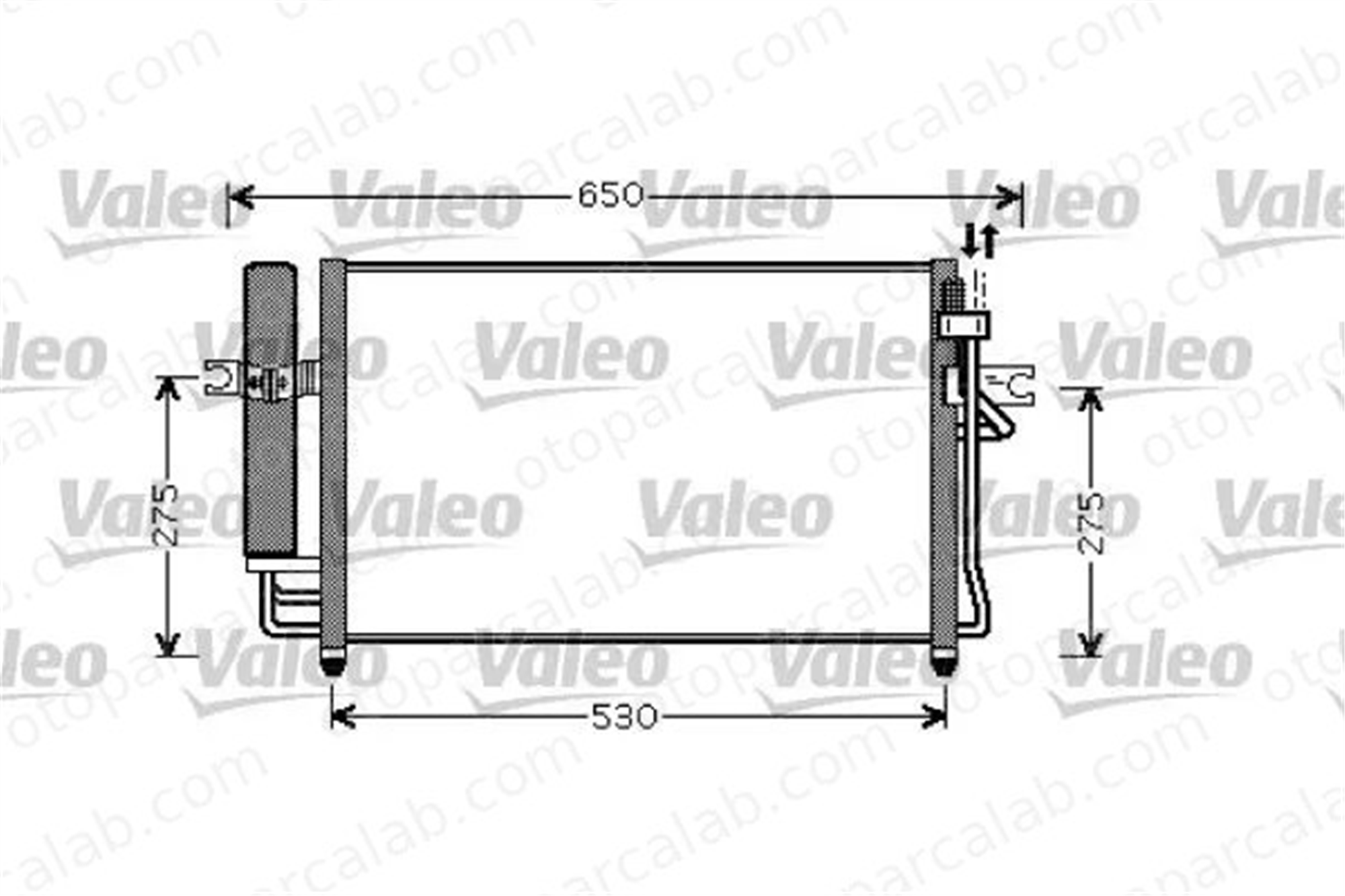 VALEO 818074 Klima Radyatörü HYUNDAI GETZ 976061C000 976061C100