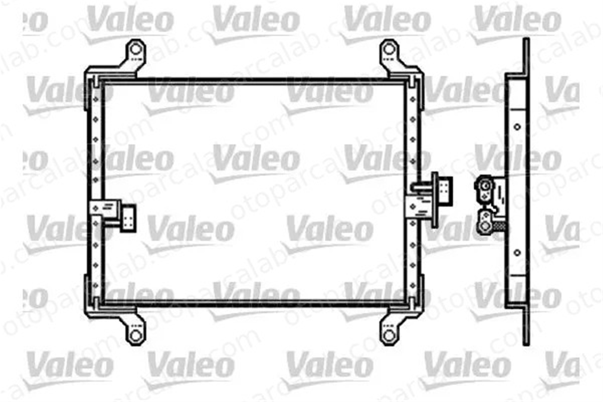 VALEO 818191 Klima Radyatörü FIAT DUCATO Panelvan/Van DUCATO Minibüs/Otobüs 1312857080 6455T3