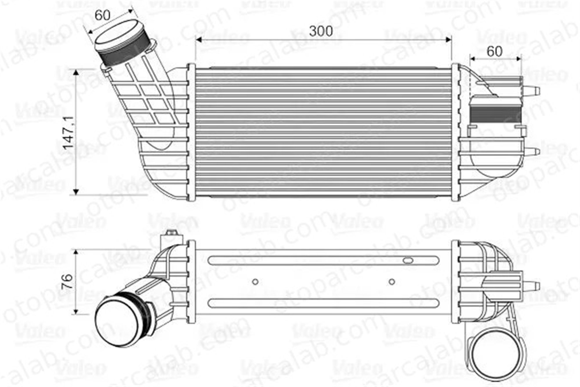 VALEO 818345 Turbo Radyatörü PEUGEOT 3008 MPV 5008 384N2 0384N2