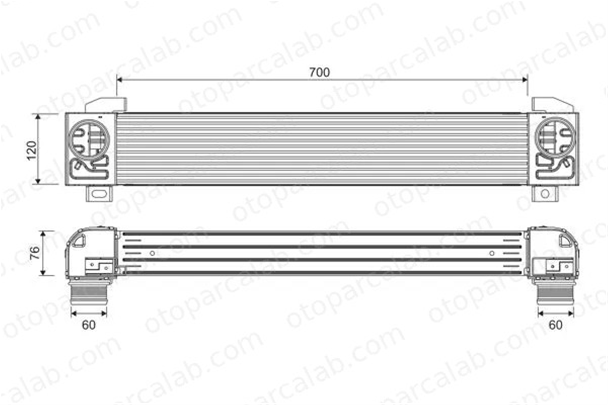 VALEO 818386 Turbo Radyatörü CITROËN DS4 DS5 1440R9