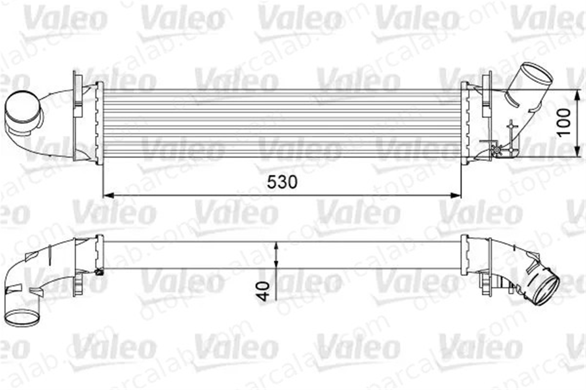 VALEO 818544 Turbo Radyatörü RENAULT LOGAN I LOGAN I Station wagon 6001548727