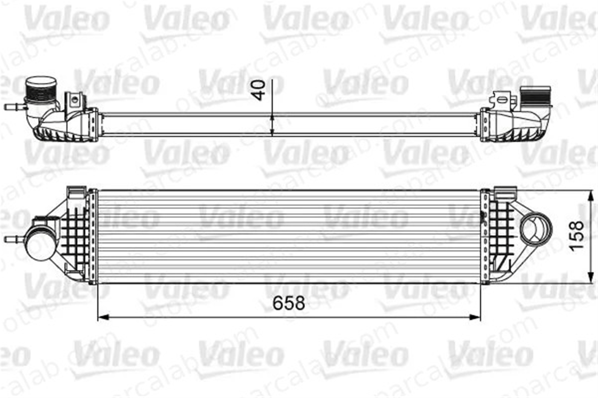 VALEO 818600 Turbo Radyatörü FORD FOCUS III Turnier FOCUS III BV619L440AF BV619L440AE