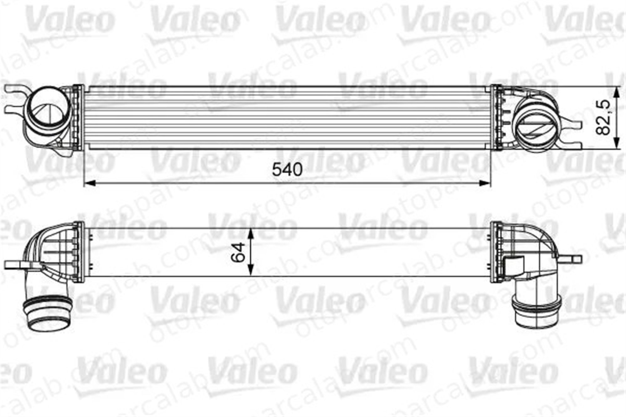 VALEO 818605 Turbo Radyatörü MINI MINI COUNTRYMAN MINI 17518506904 8506904